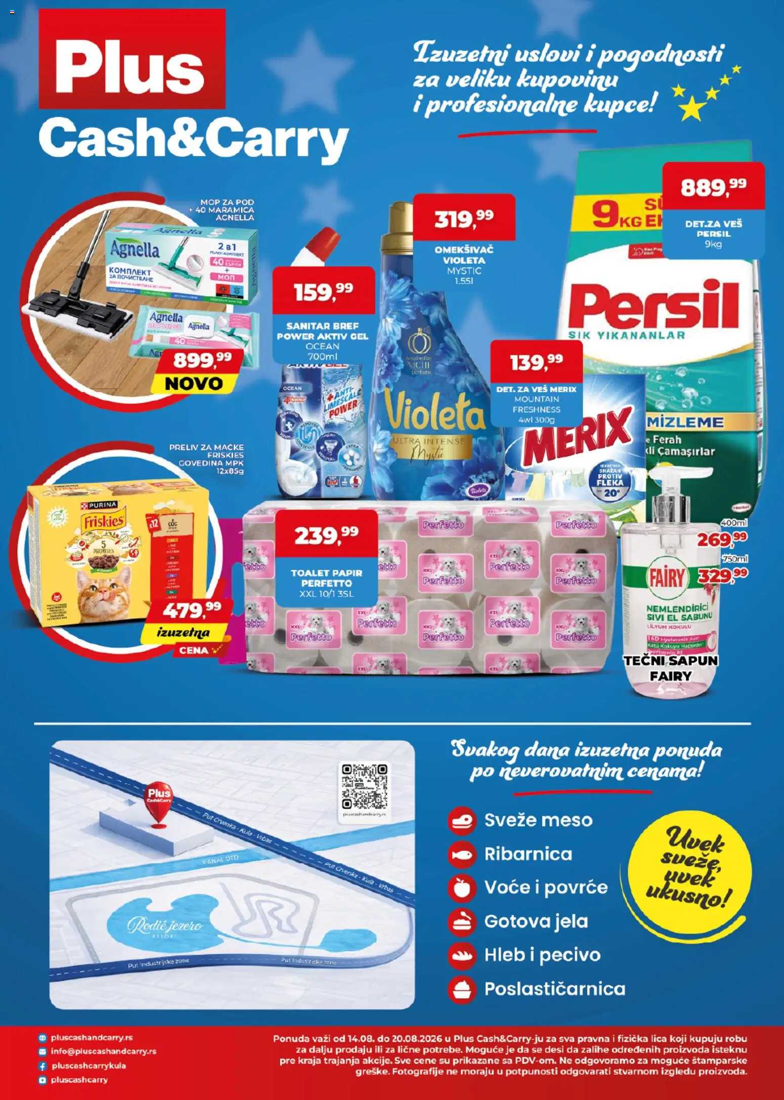 Plus Cash & Carry katalog - važi od 14.08.2026 | Strana: 4 | Proizvode: Bref, Voće, Tečni sapun, Sapun