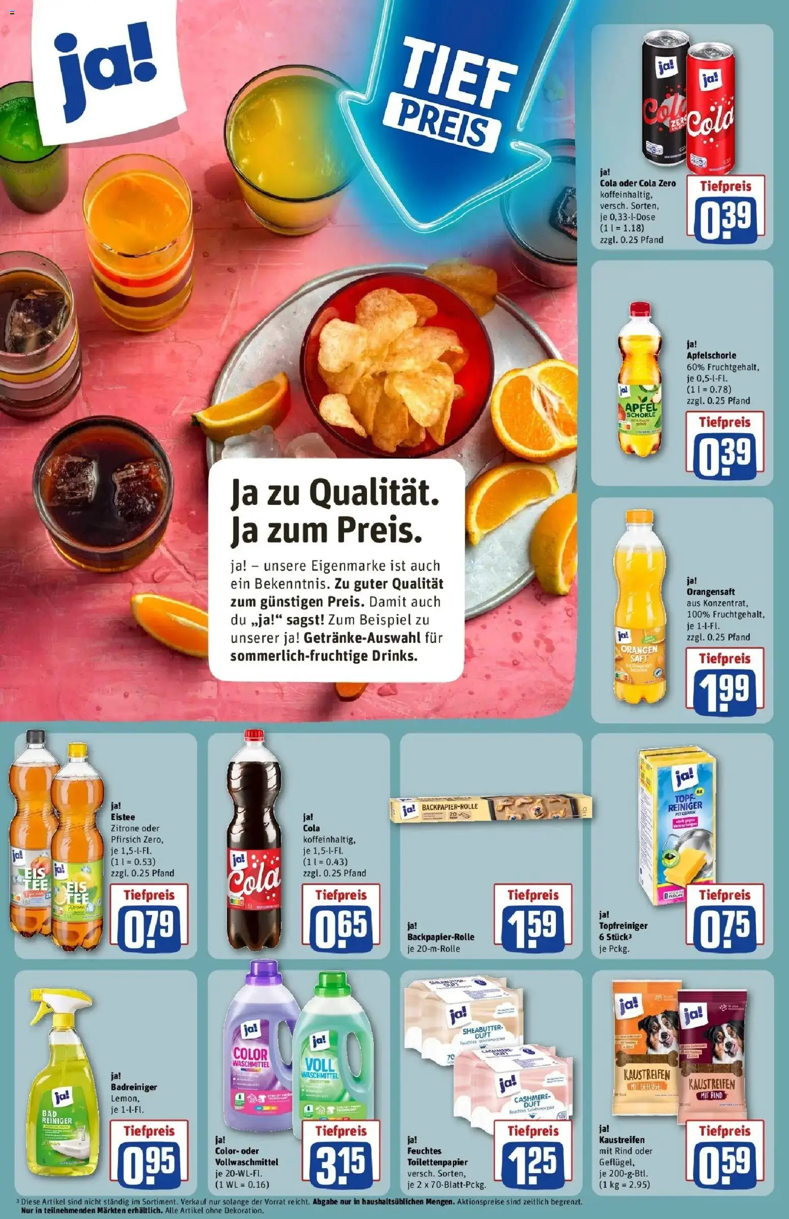 Rewe Prospekt Kiel – gültig ab 27.07.2026 | Seite: 14 | Produkte: Duft, Äpfel, Zitrone, Saft