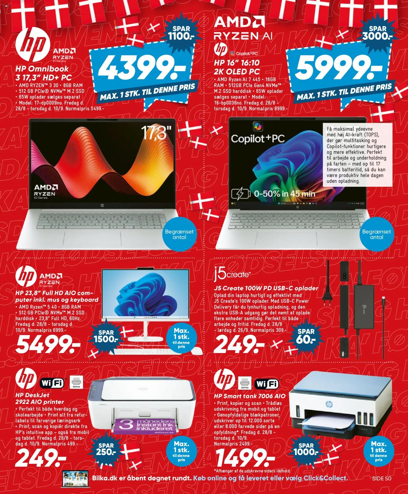 Bilka tilbudsavis – gyldig fra 28/08/2026 | Side: 19 | Produkter: Tablet, PC, Printer, Harddisk