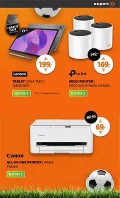 Expert folder - Voorbeeld van een folder van Expert, geldig van 15.06.2026 | Pagina: 13 | Producten: Router, Tablet, Printer