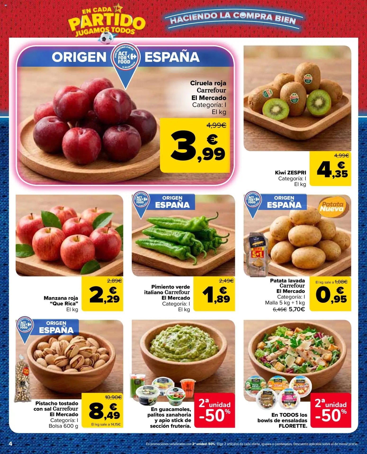 Carrefour Market folleto │ válido desde el 11.06.2026 | Página: 4 | Productos: Κάδος απορρυμάτων, Kiwi, Zanahoria, Bolsa