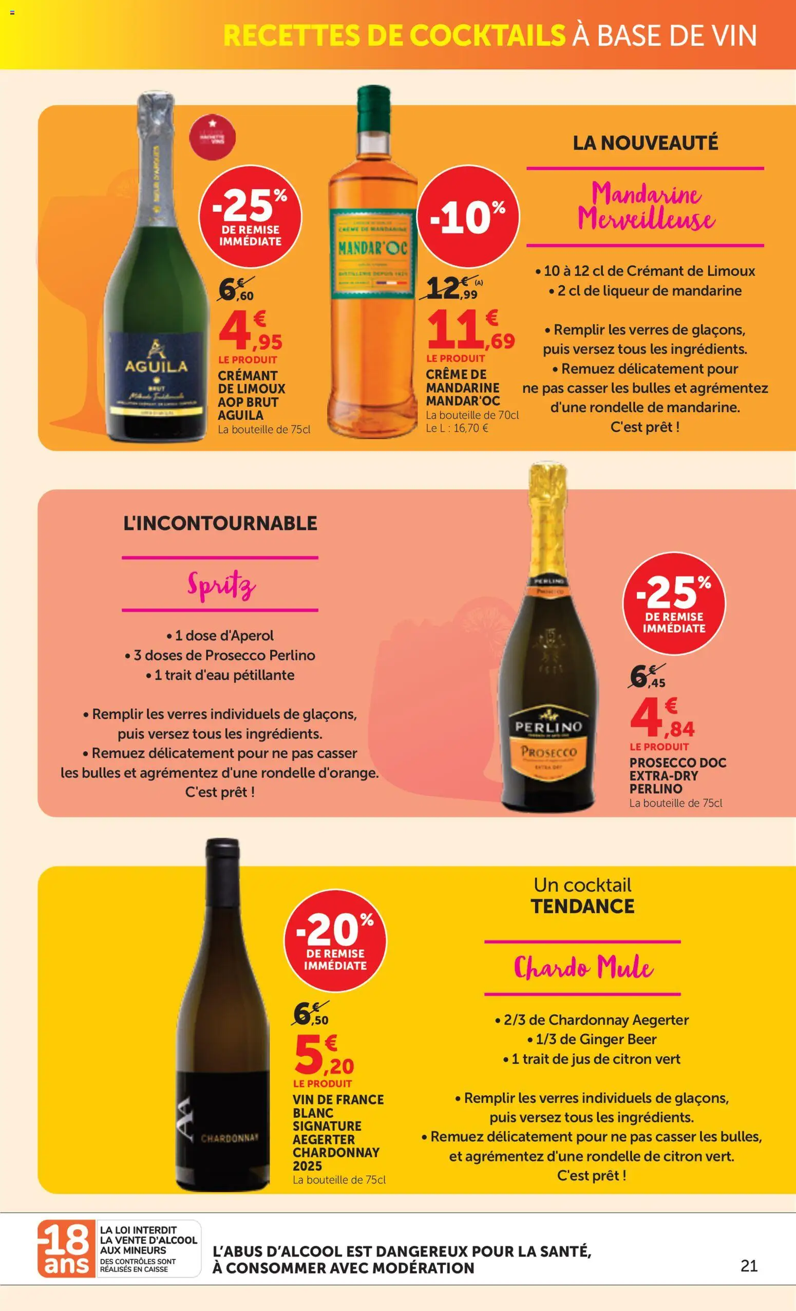 {H1} | Page: 21 | Produits: Citron, Base, Cocktails, Crémant