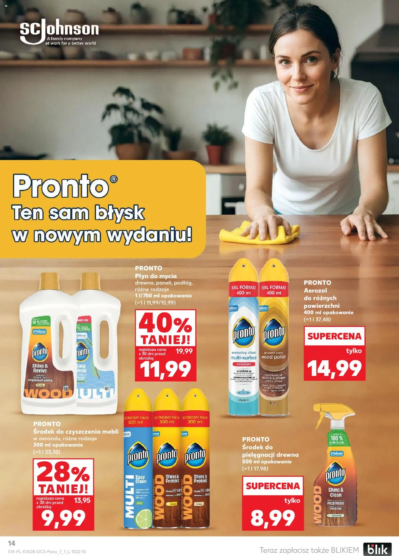 Kaufland Polsko leták - Letnie porządki od 09.07.2026 | Strana: 14 | Produkty: Pronto