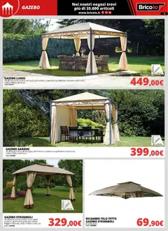 Anteprima del volantino Brico io volantino valido a partire dal 30.03.2026 | Pagina: 6 | Prodotti: Gazebo