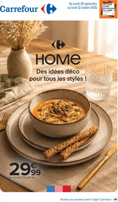 Carrefour - Prévisualisation de Carrefour Des idées déco pour tous les styles valide à partir de 29/09/2026
