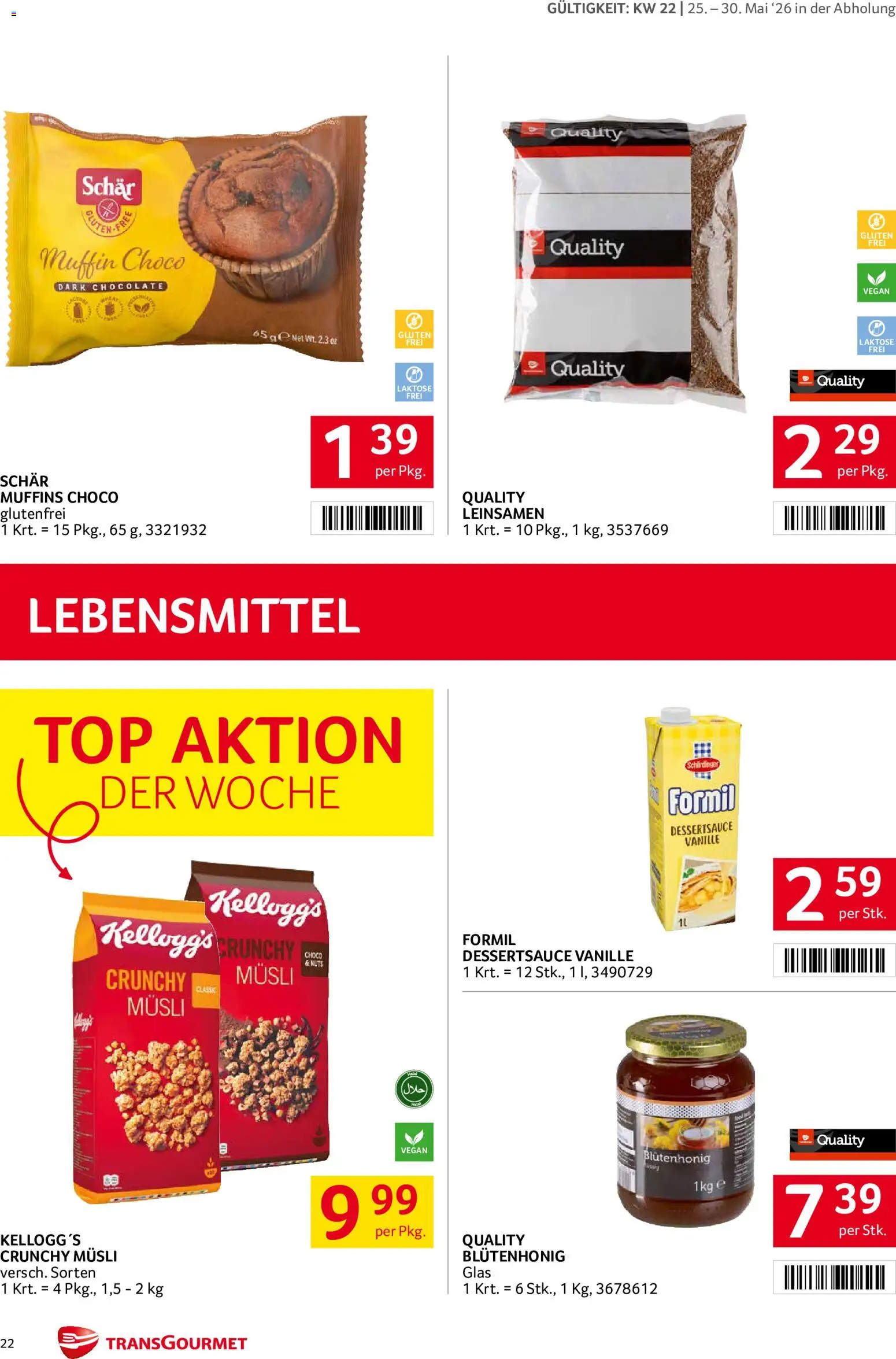 Transgourmet Flugblatt gültig ab 25.05.2026 | Seite: 21 | Produkte: Libacomb