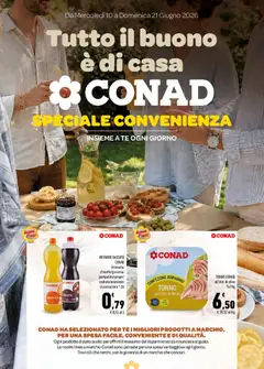 Anteprima del volantino Conad volantino Tutto il buono è di casa Sicilia valido a partire dal 10.06.2026