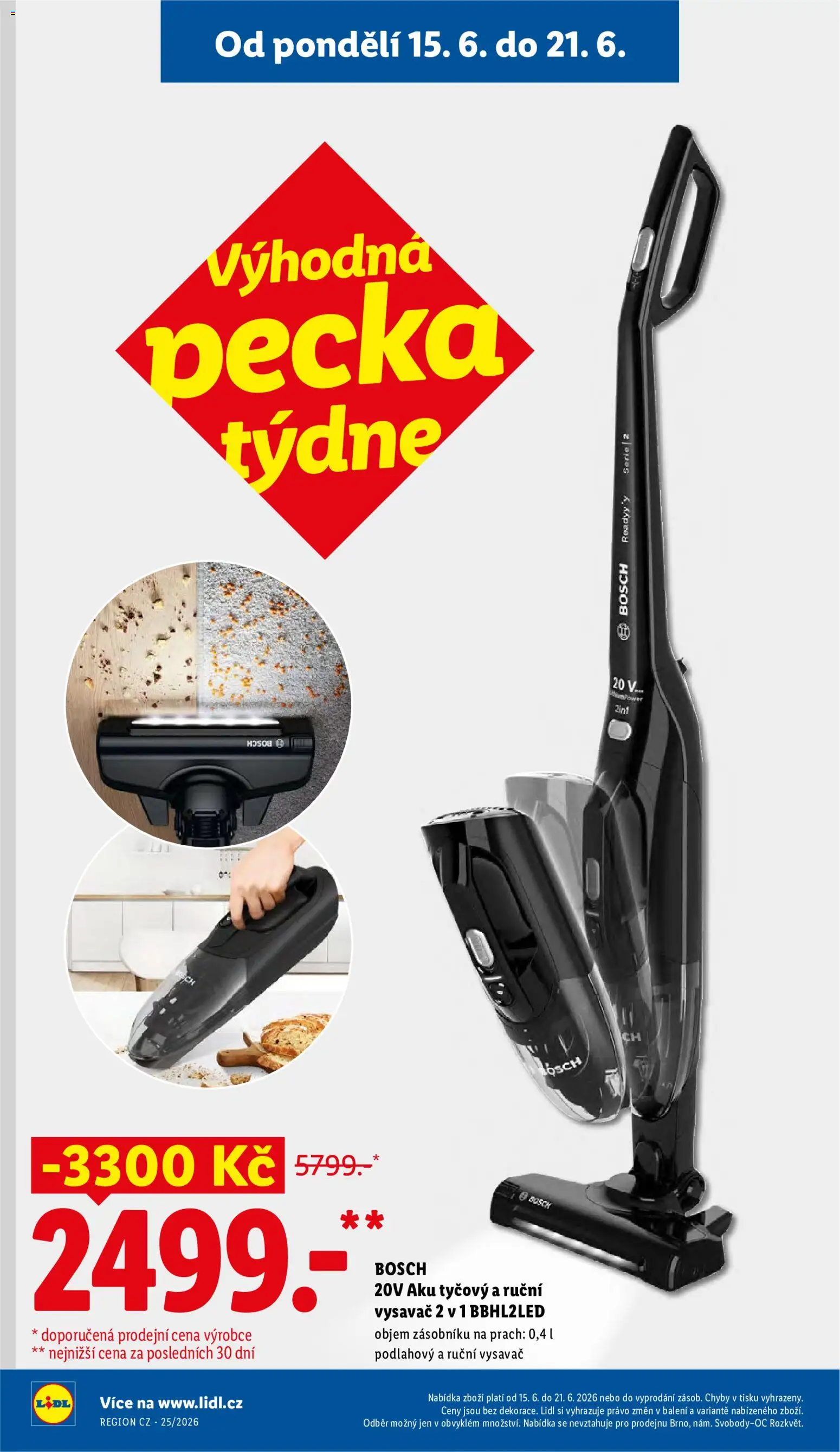 Lidl leták od 15.06.2026 | Strana: 7 | Produkty: Ruční vysavač, Vysavač