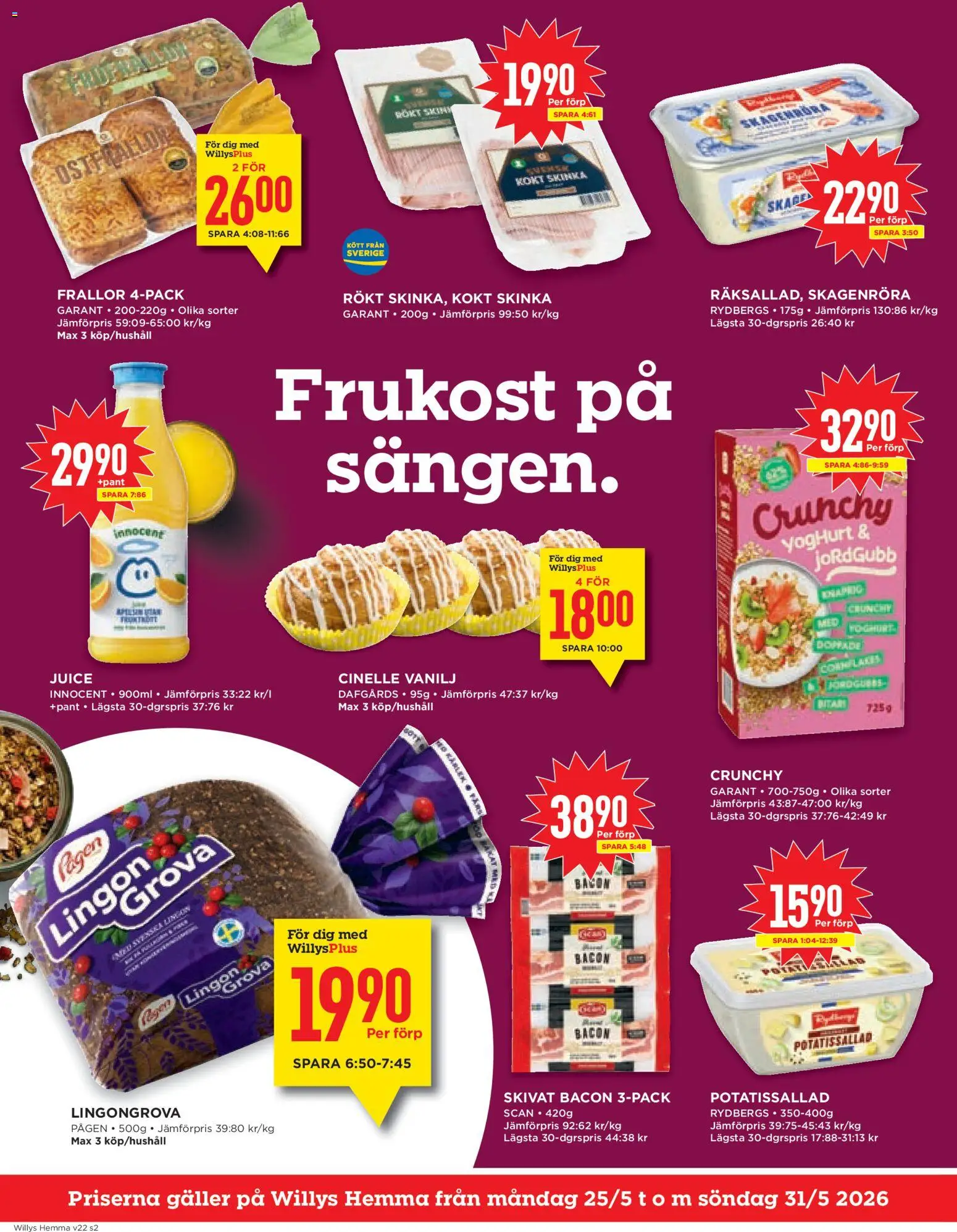 Willys reklamblad aktuell från 25.05.2026 | Sida: 2