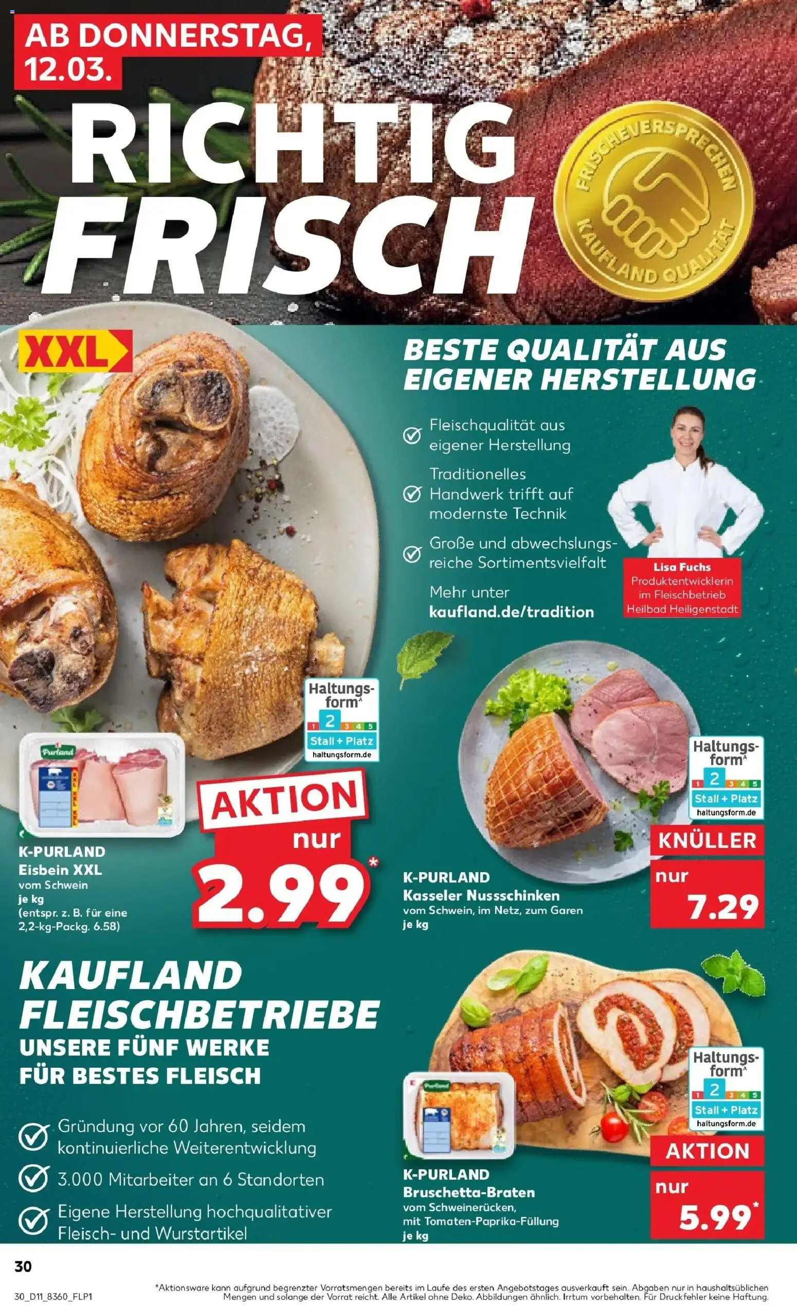 Kaufland Prospekt Meppen	 – gültig ab 09.03.2026 | Seite: 42 | Produkte: Fleisch