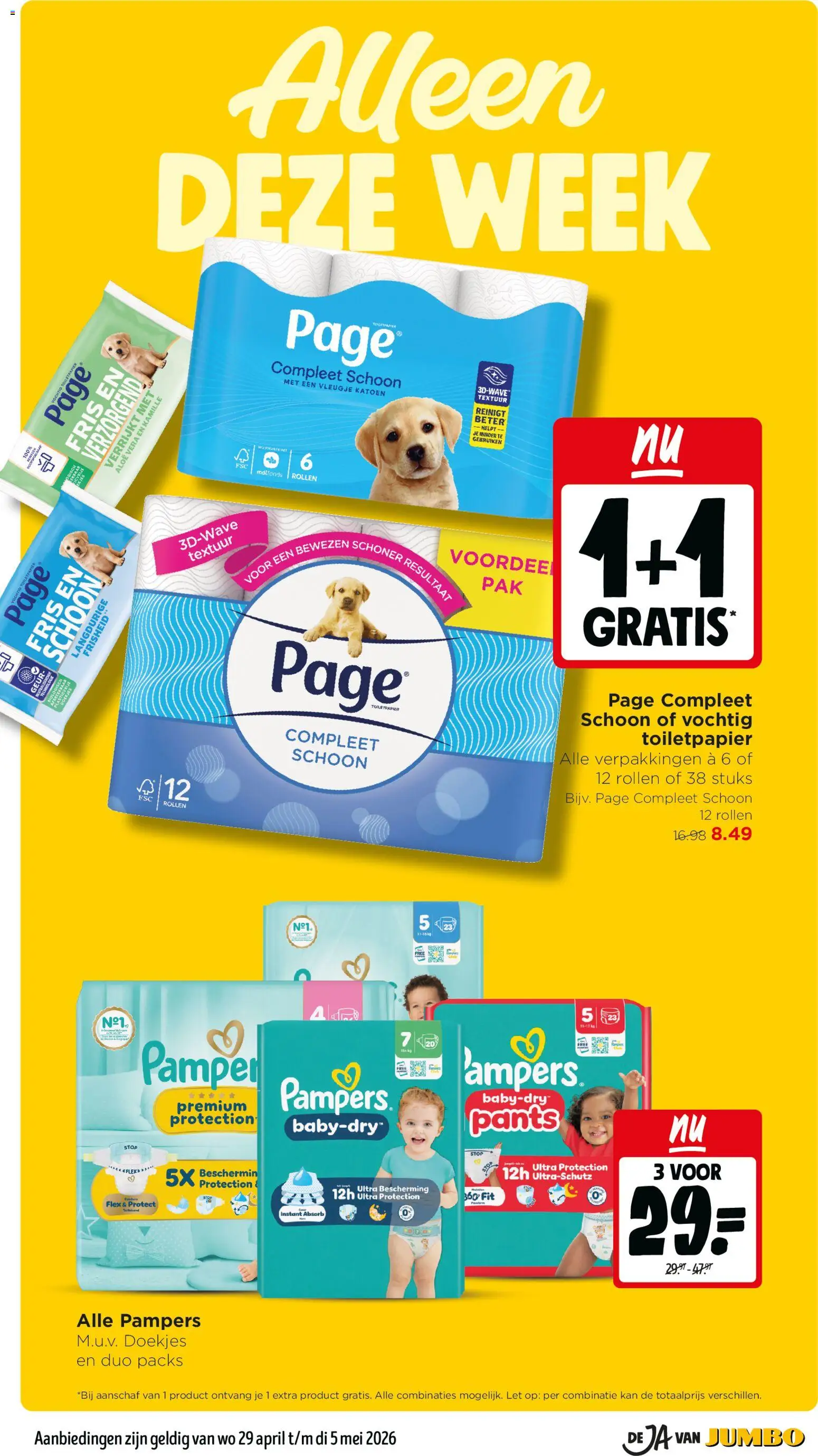 {H1} | Pagina: 34 | Producten: Ostyalap, Pampers, Geur, Toiletpapier