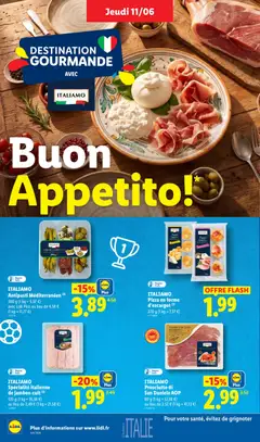 LIDL - Prévisualisation de ITALIAMO Pizza en forme d'escargot, Small, snail-shaped pizzas in two varieties (Quattro Formaggi and Prosciutto e Funghi). valide à partir de 11.06.2026 | Page: 24