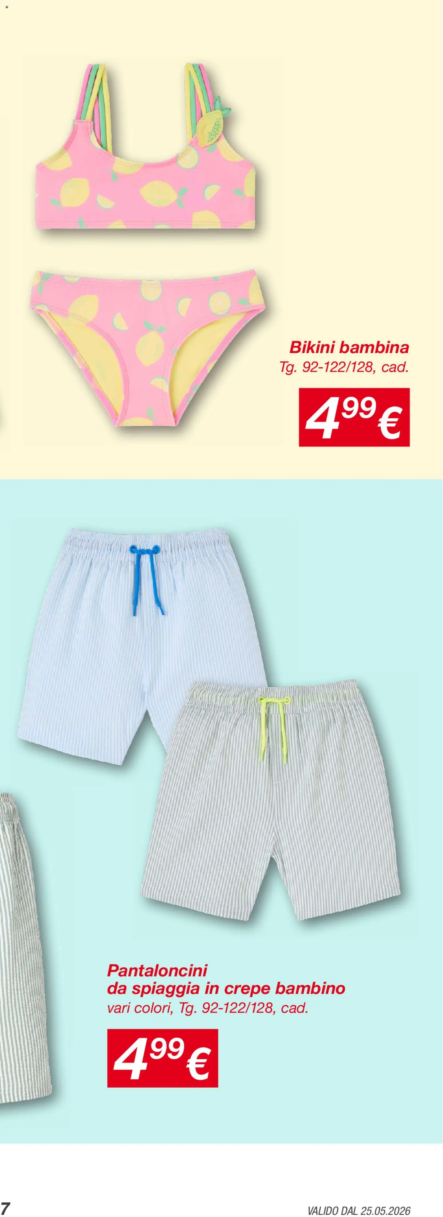Volantino KiK del 25.05.2026 | Pagina: 13 | Prodotti: Pantaloncini, Bikini