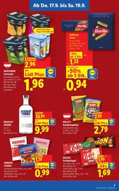 Lidl - Flugblatt ab 17.09.2026 gültig | Seite: 9 | Produkte: Pasta, Zitrone, Barilla, Spaghetti