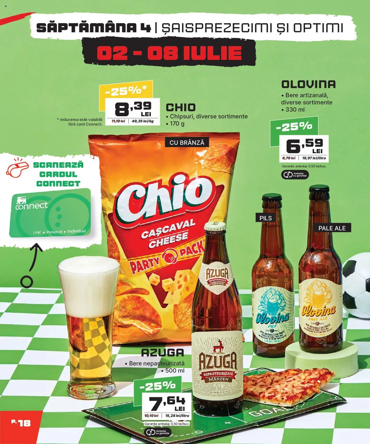 Noul catalog Mega Image – valabil de la 11.06.2026 | Pagină: 18 | Produse: Cașcaval, Brânză, Bere