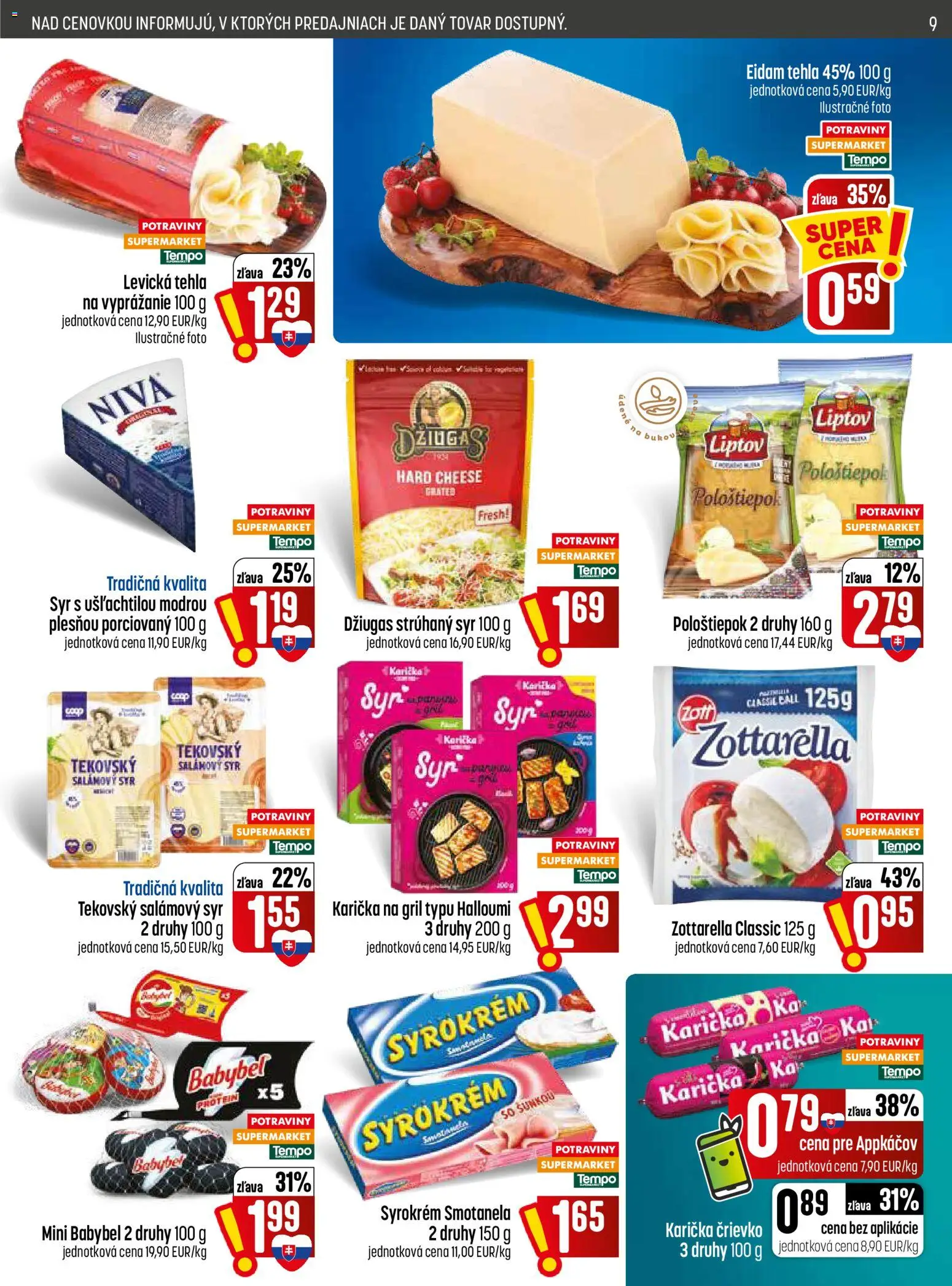 Nové COOP Jednota akcie – leták je platný od 26.08.2026 | Strana: 9