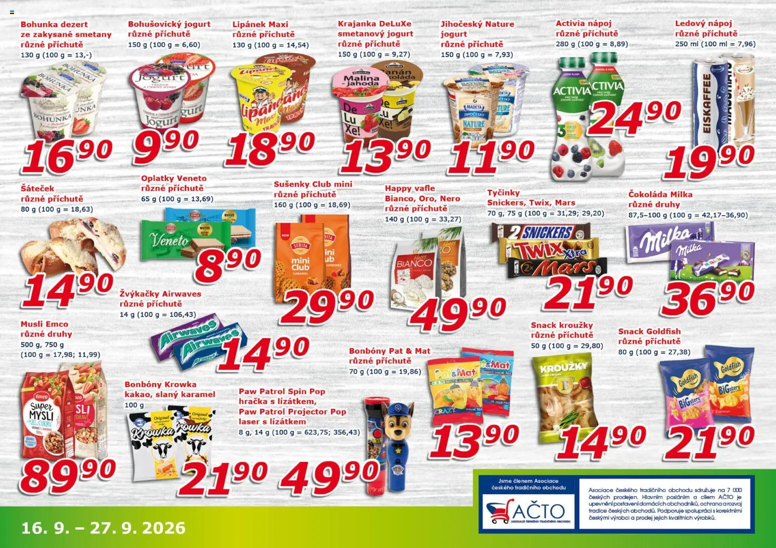 Eso market leták od 16.09.2026 | Strana: 5 | Produkty: Milka, Eiskaffee, Mysli, Žvýkačky