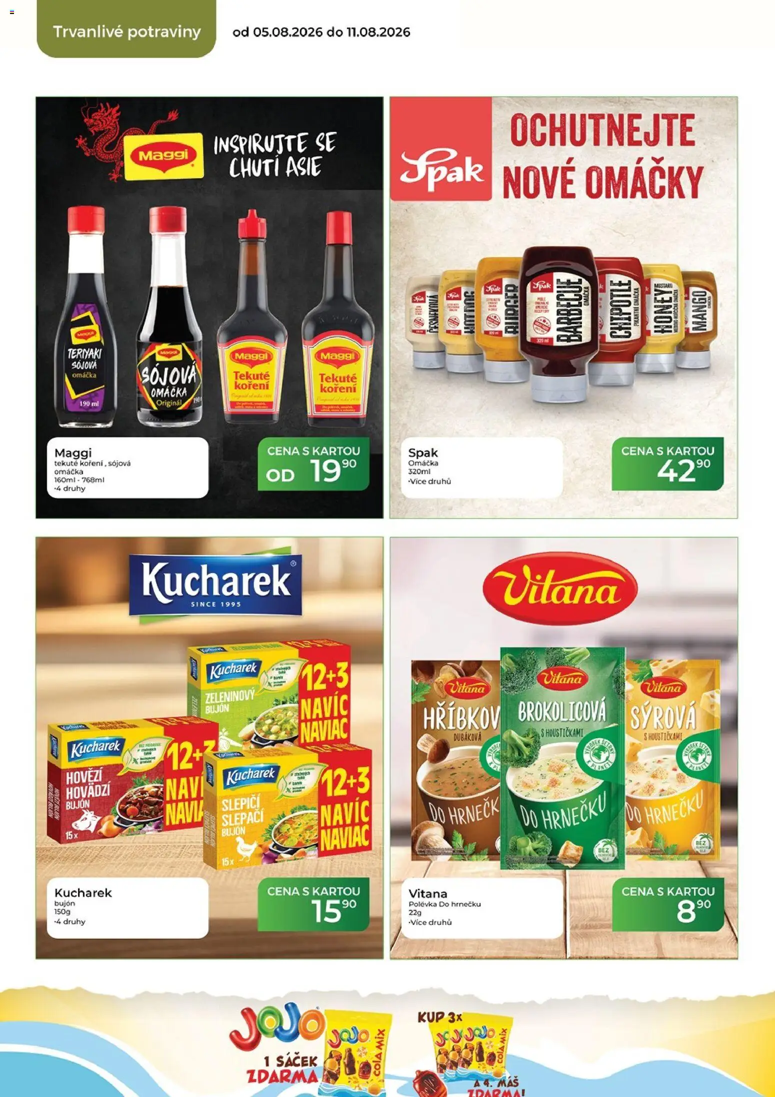 Tamda Foods leták od 05.08.2026 | Strana: 40 | Produkty: Hovězí, Maggi, Potraviny, Cola