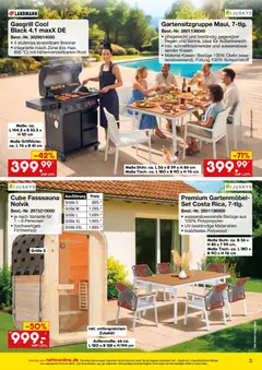 Netto Marken-Discount Online-Angebote August ab 01.08.2026 gültig | Seite: 3 | Produkte: Kissen, Tisch, Stuhl, Gartenmöbel