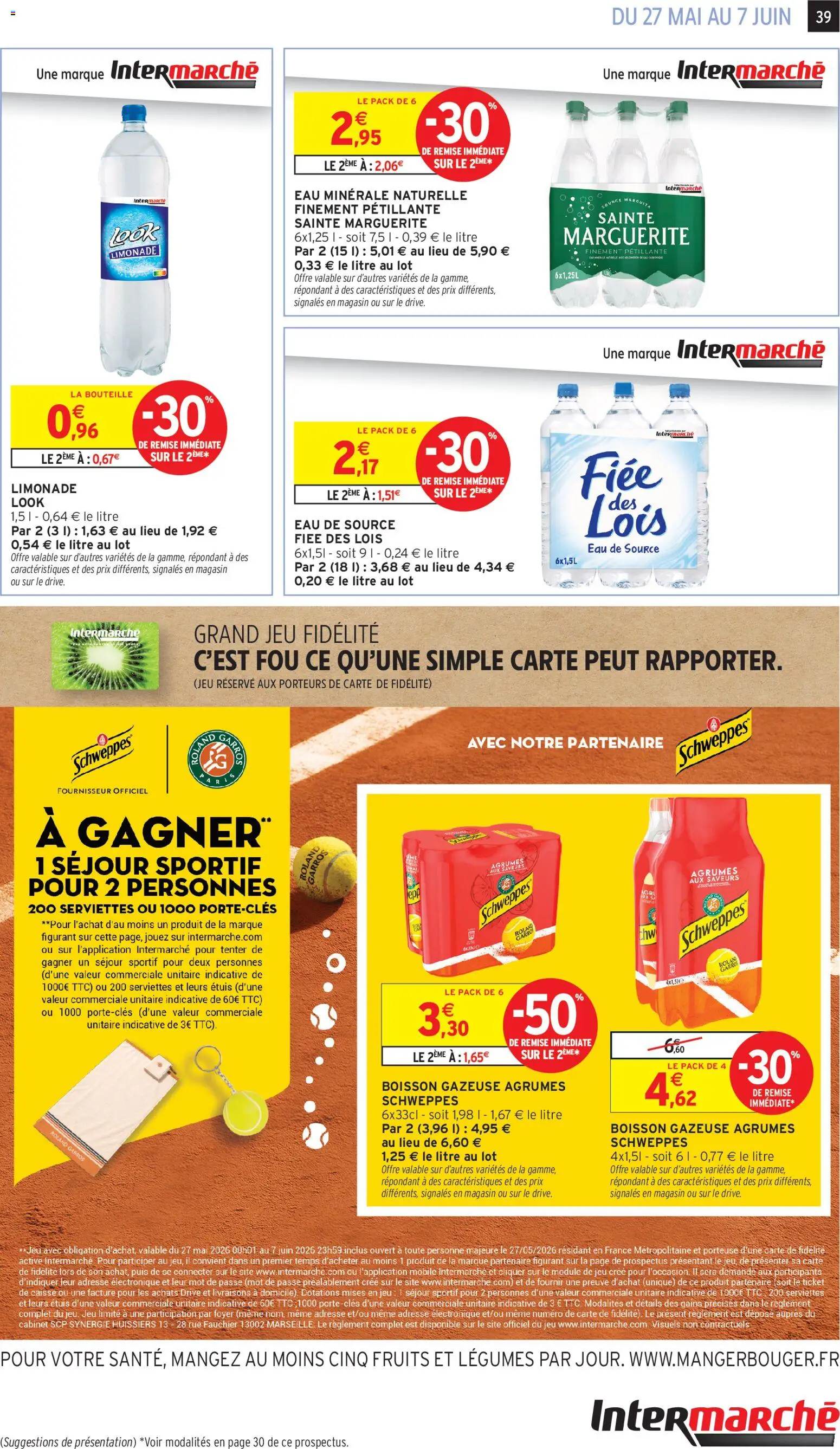 {H1} | Page: 39 | Produits: Eau minérale, Limonade, Courge, Eau minérale naturelle
