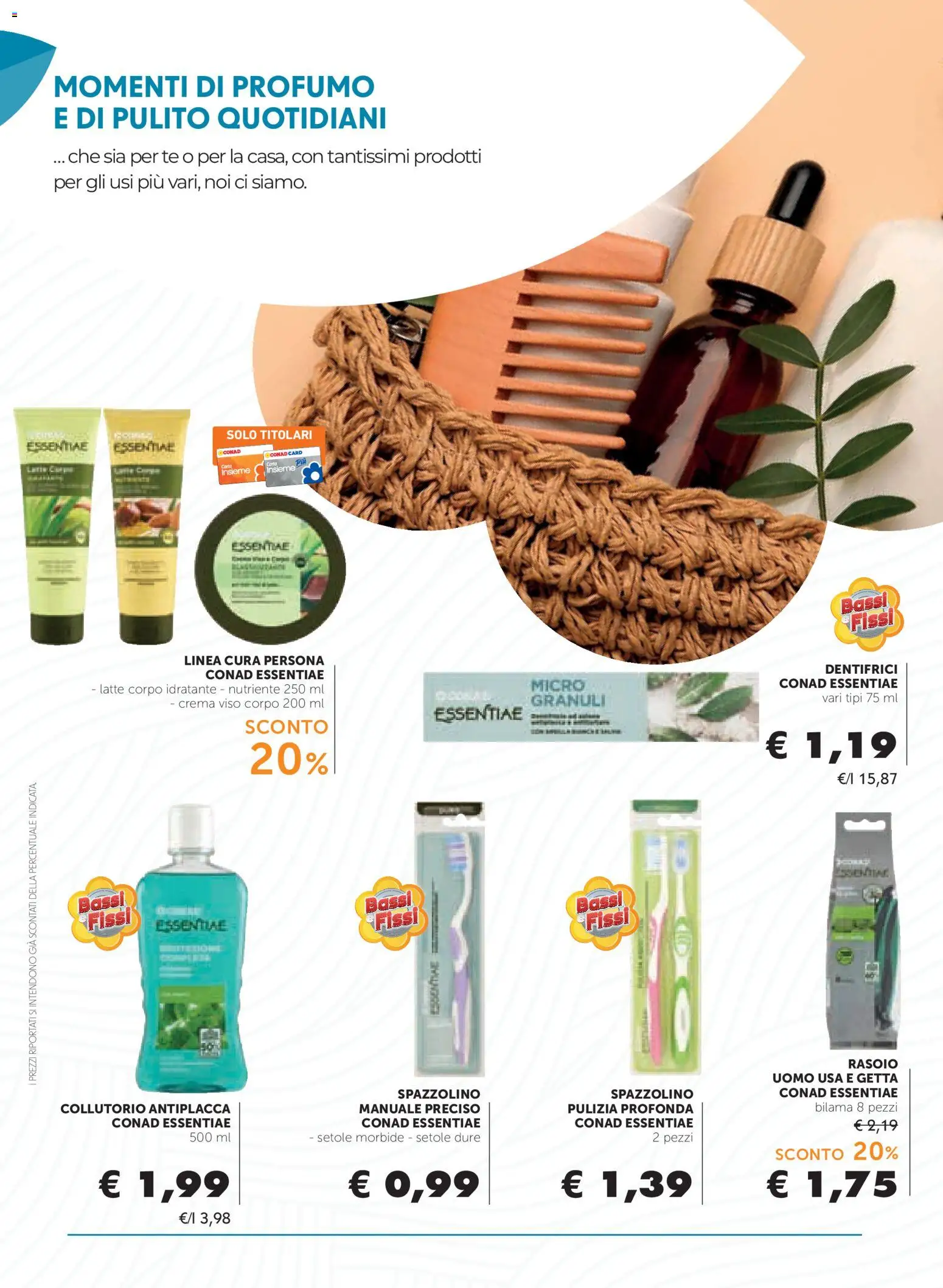 Volantino Conad del 09/09/2026 | Pagina: 12 | Prodotti: Crema, Collutorio, Latte, Profumo