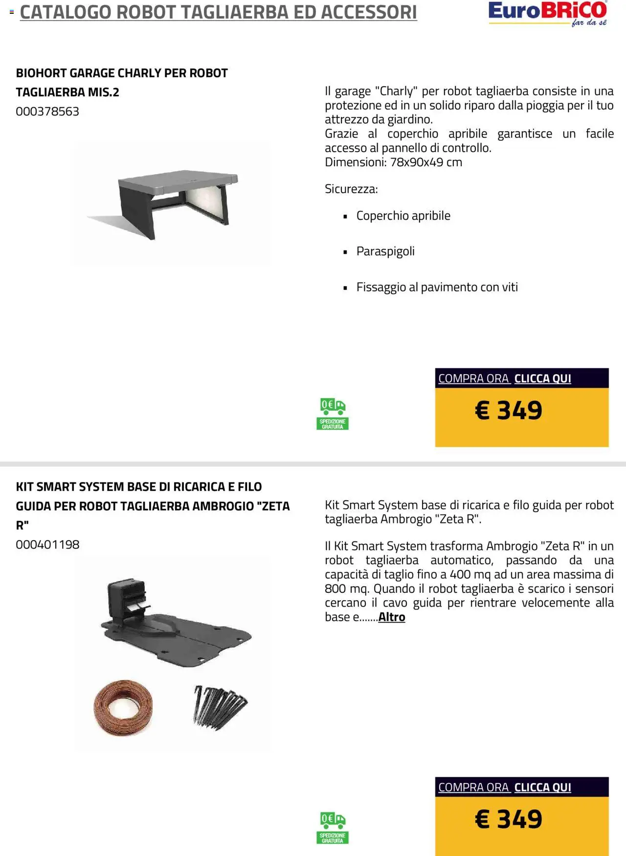 Volantino Eurobrico del 23.07.2025 | Pagina: 19 | Prodotti: Pavimento, Cavo, Robot