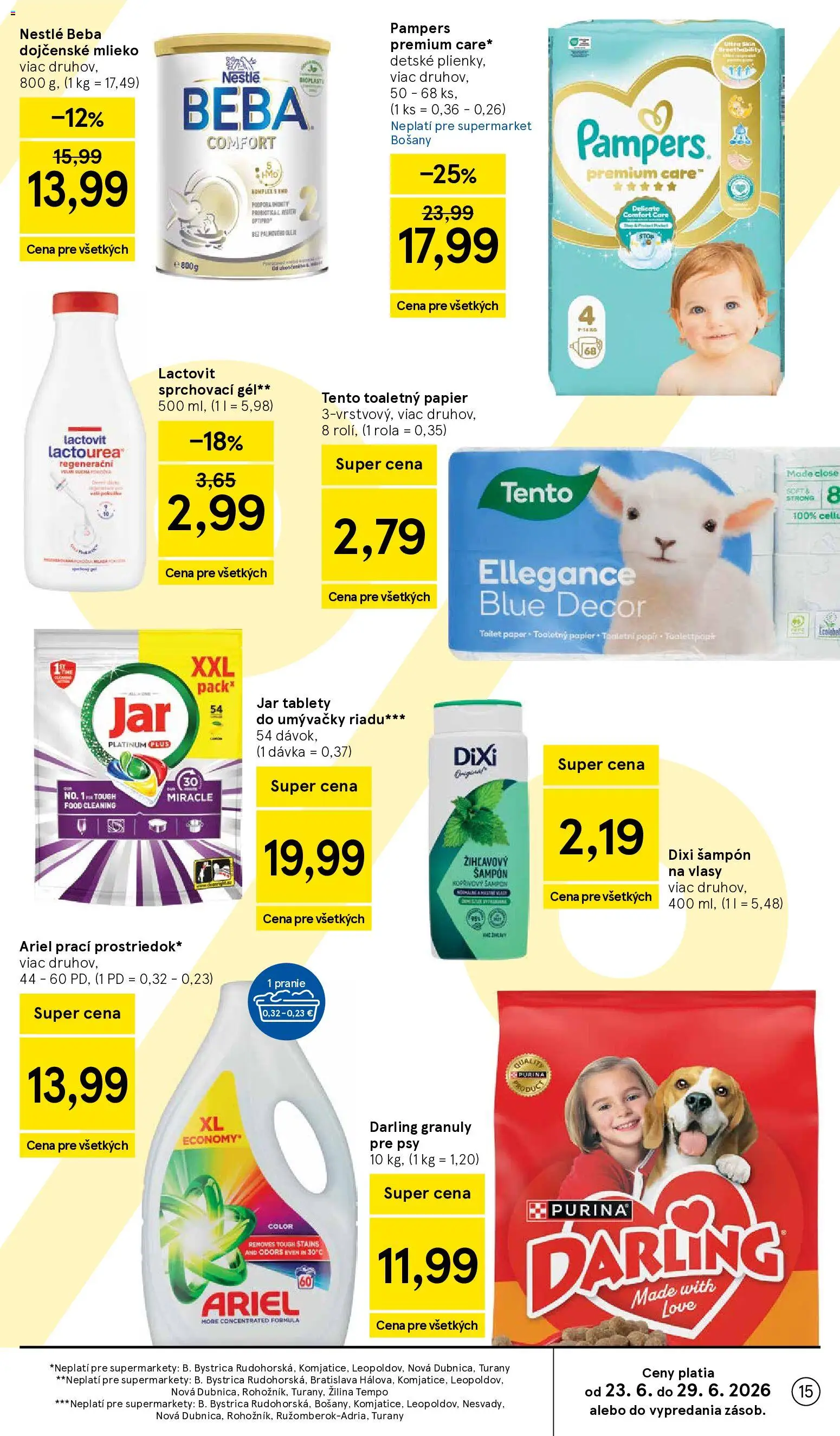 Nové Tesco akcie – leták je platný od 24.06.2026 | Strana: 15