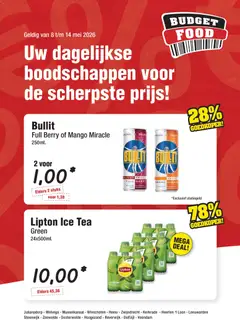 Budget Food folder - Voorbeeld van een folder van Budget Food, geldig van 08.05.2026