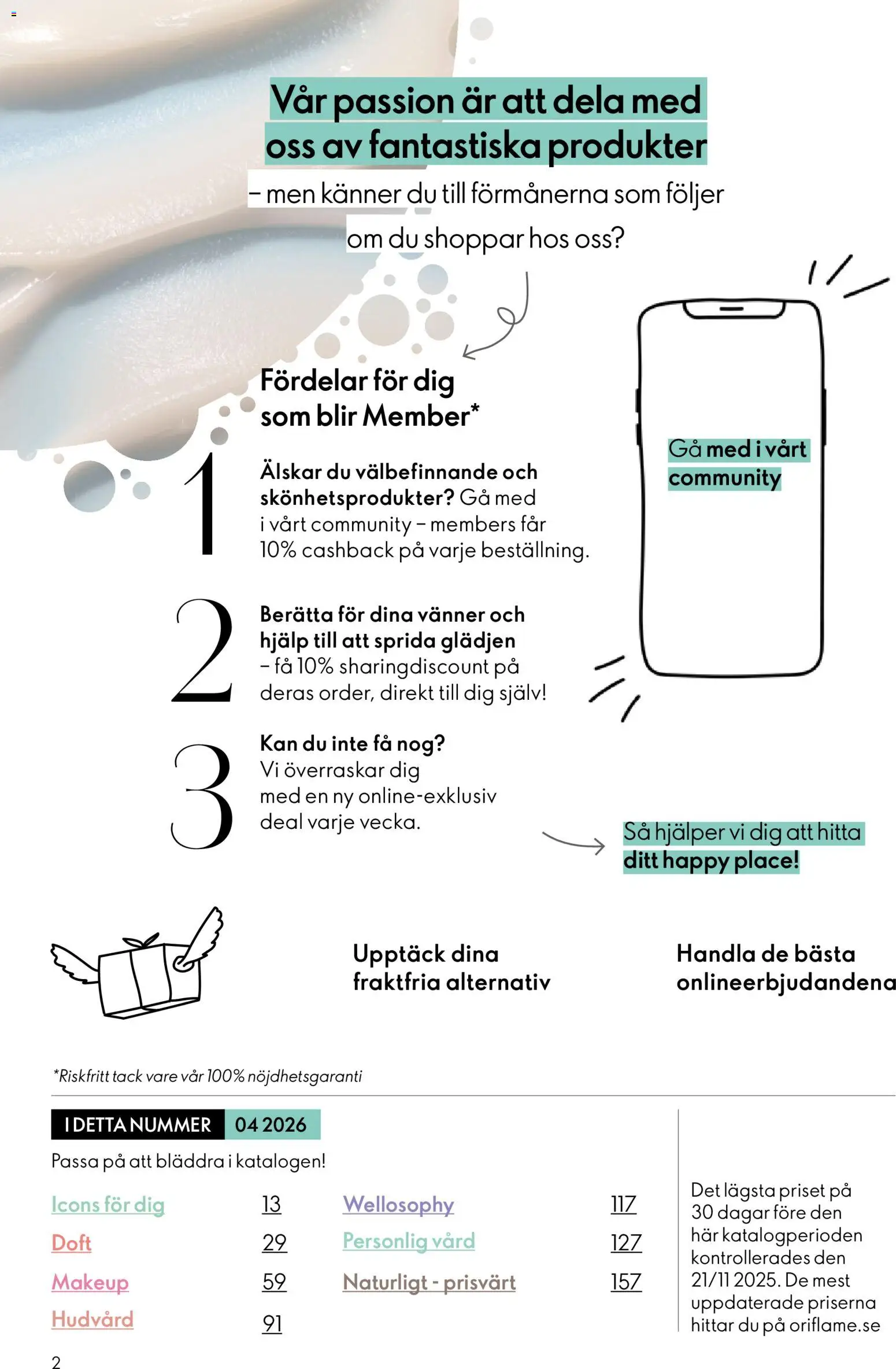Oriflame reklamblad aktuell från 11.03.2026 | Sida: 2 | Produkter: Doft