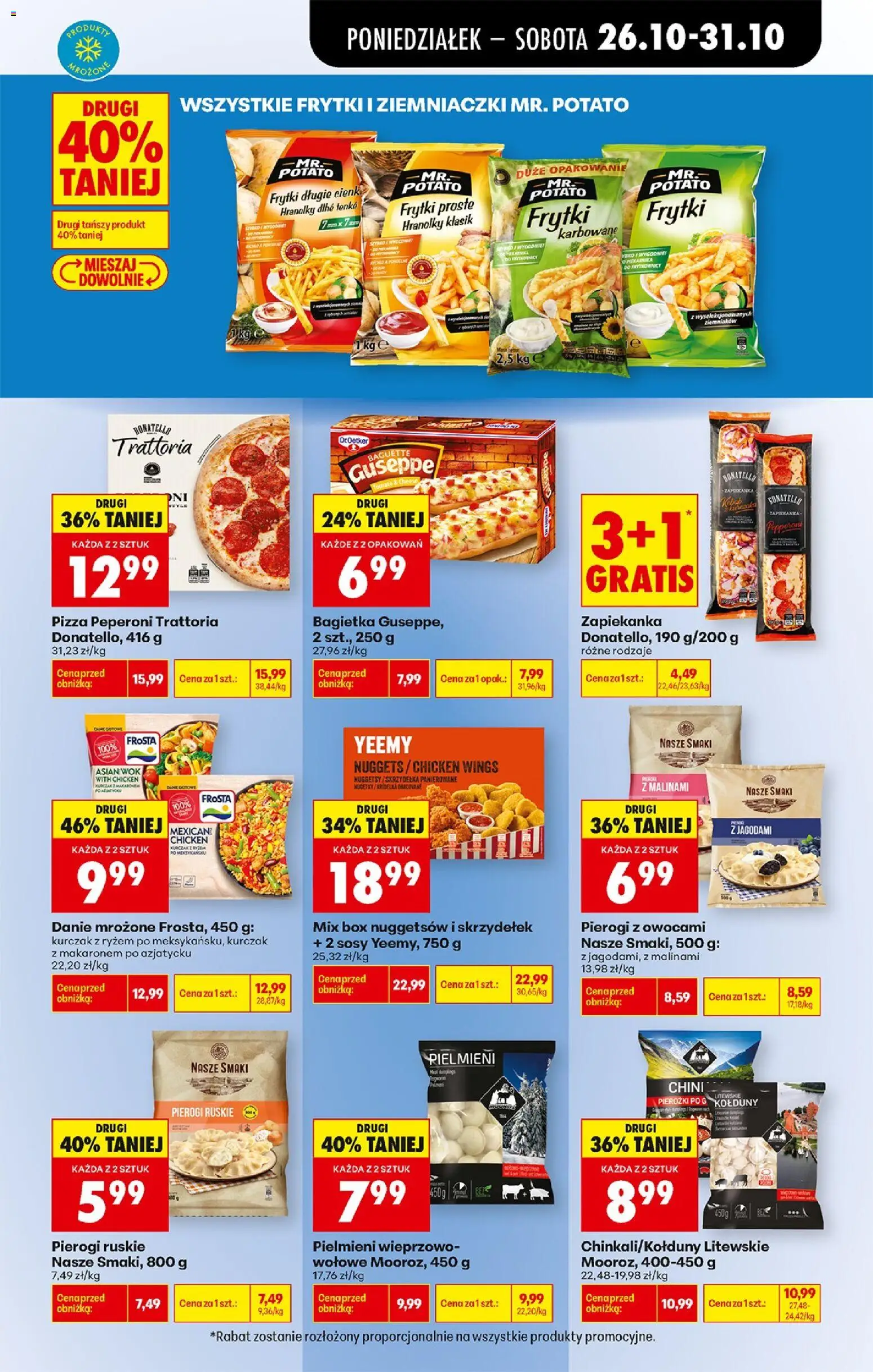 Biedronka Polsko leták - Codziennie niskie ceny od 26.10.2026 | Strana: 59 | Produkty: Box, Pizza, Hranolky, Kebab