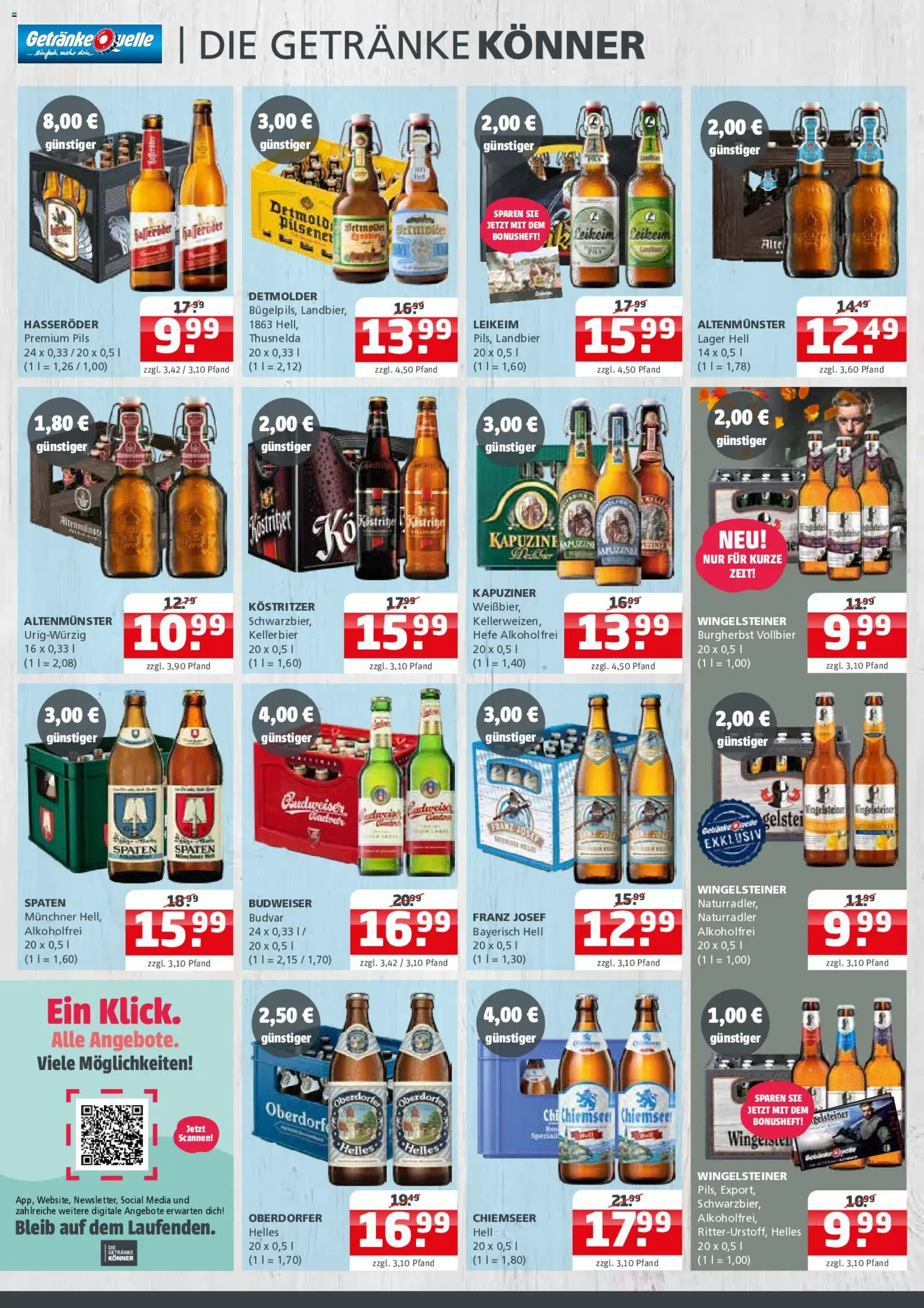 Getränke Quelle Prospekt – gültig ab 28.09.2026 | Seite: 2 | Produkte: Kostritzer, Pils, Budweiser, Hasseröder