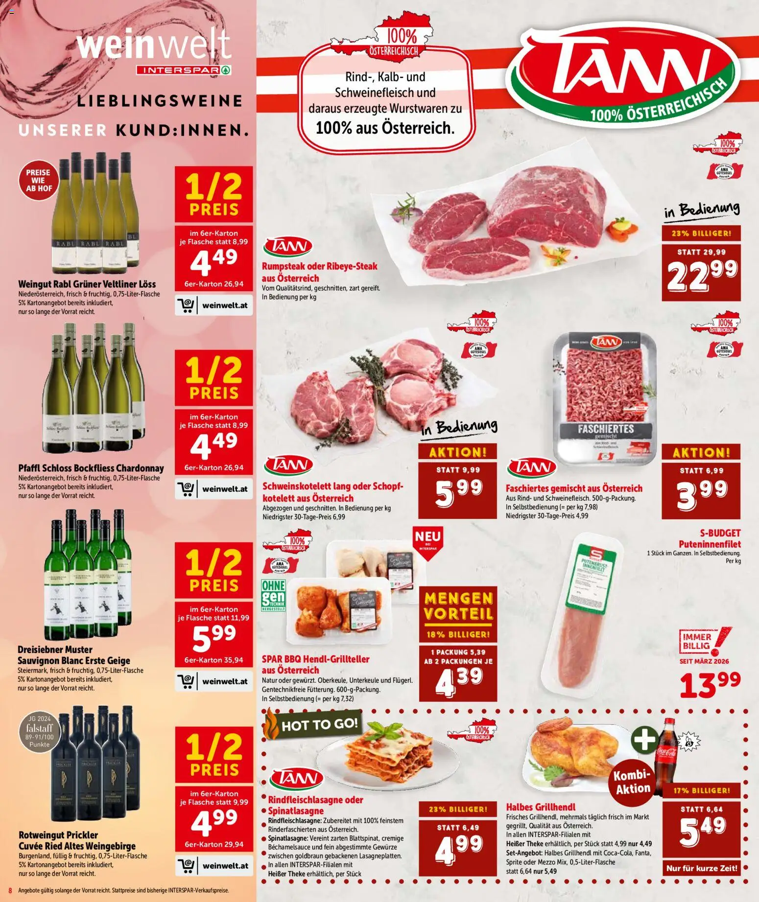 Interspar - Flugblatt gültig ab 13.08.2026 | Seite: 8 | Produkte: Gewürze, Schweinefleisch