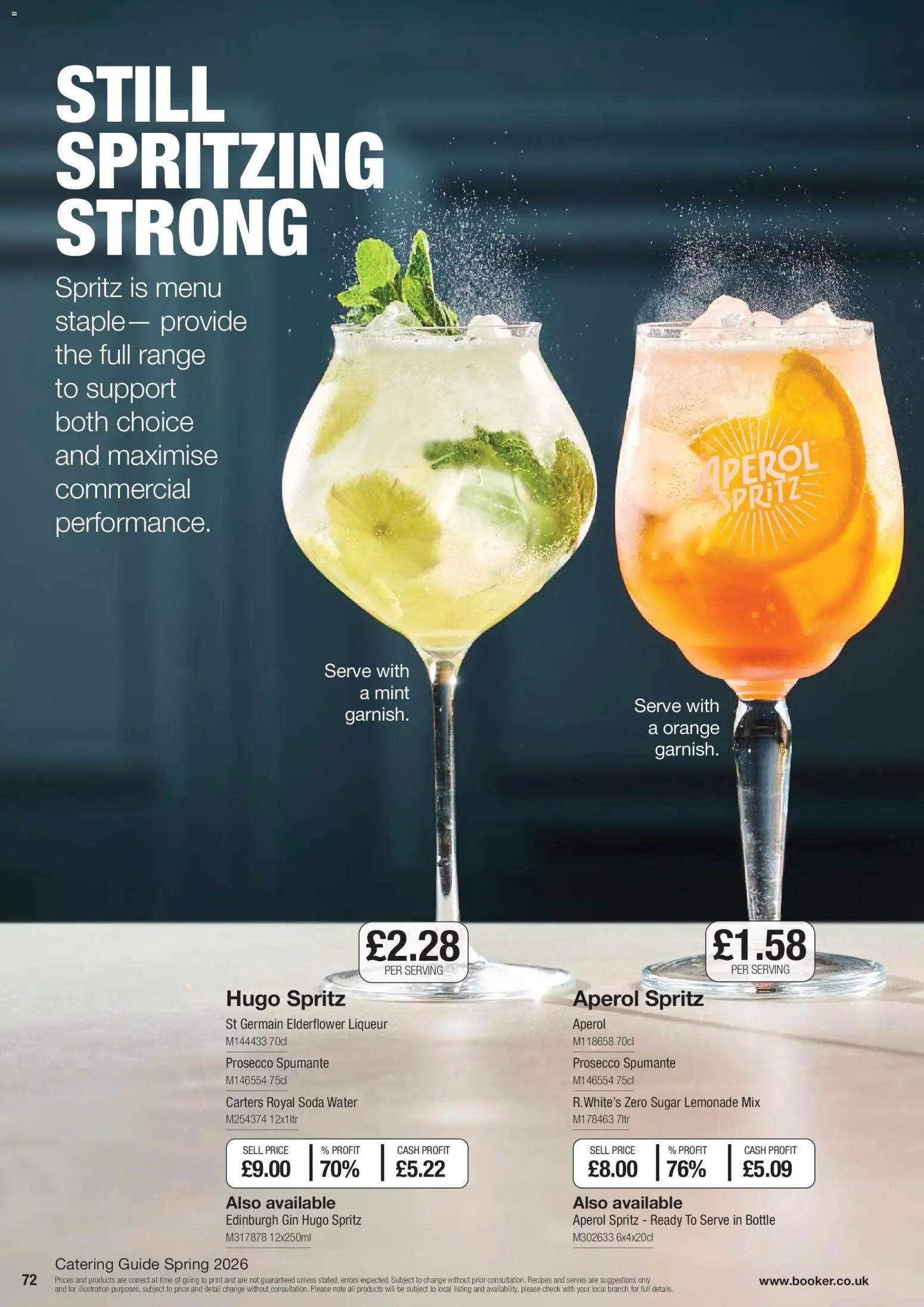{H1} | Page: 72 | Products: Mint, Gin, Papier carton, Soda
