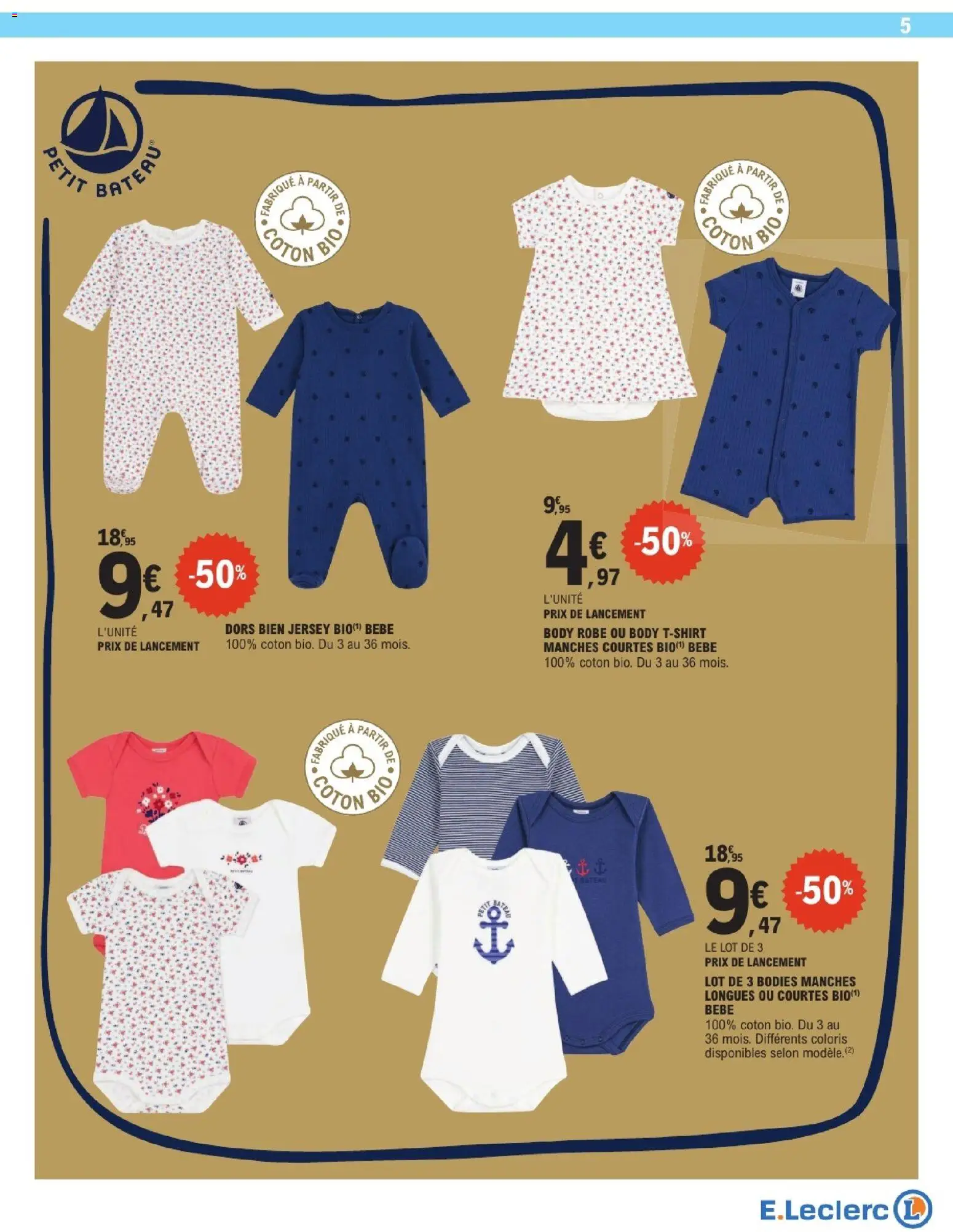 {H1} | Page: 5 | Produits: Robe, Body, Coton, T-shirt