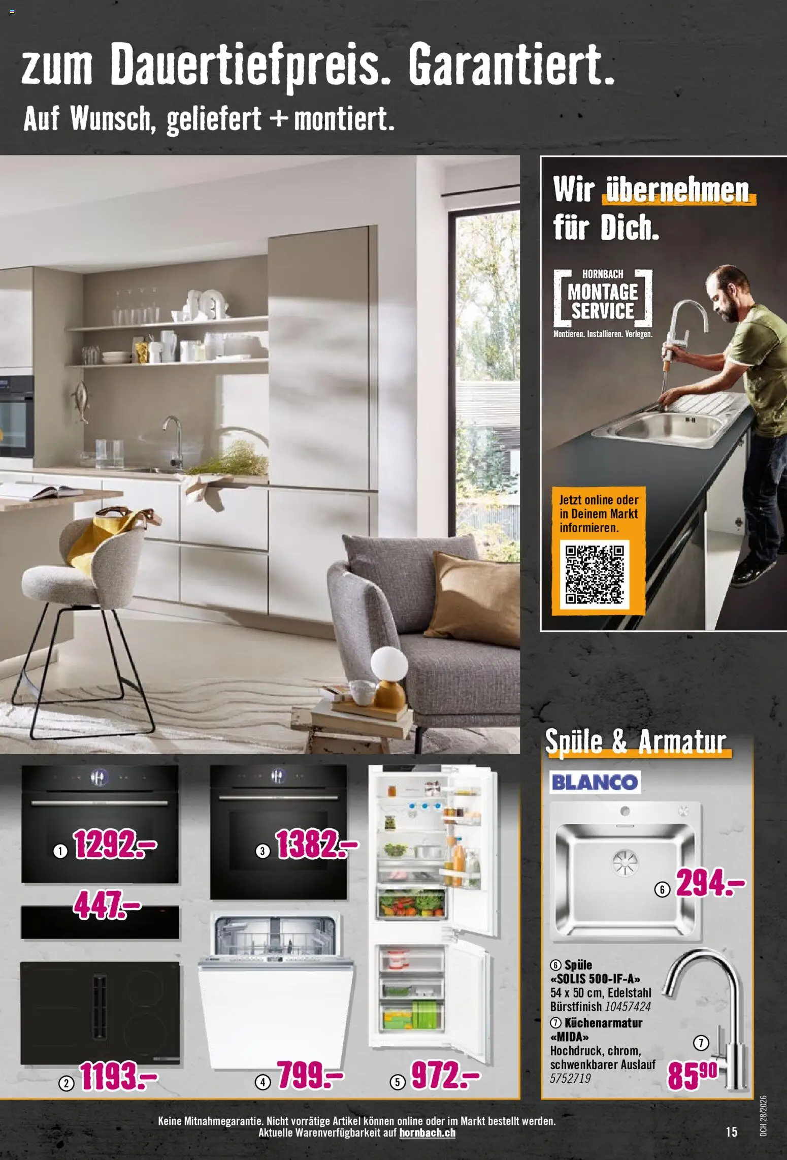 Hornbach aktionen – gültig ab 07.07.2026 | Seite: 15 | Produkte: Armatur