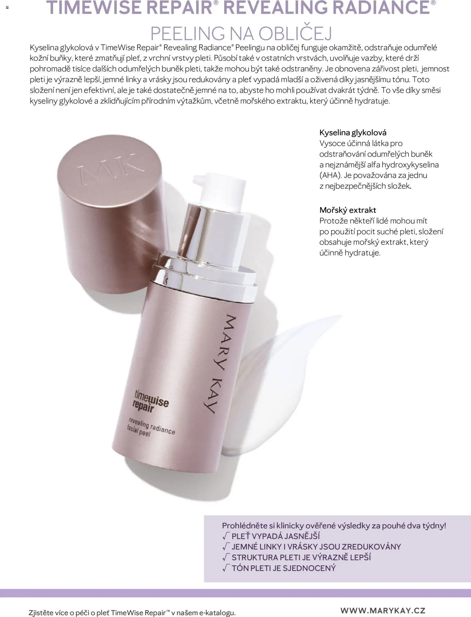 Mary Kay katalog - Průvodce péčí o pleť od 03.08.2026 | Strana: 35 | Produkty: Peeling