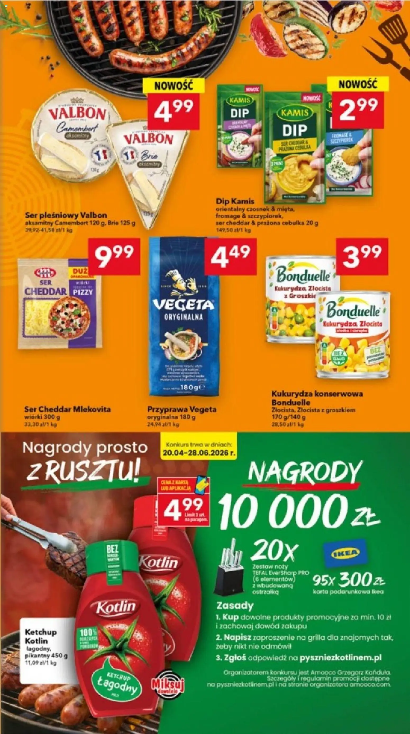 Lewiatan gazetka - Ostrów Wielkopolski od 02.06.2026 | Strona: 8 | Produkty: Czosnek, Camembert, Cheddar, Ser cheddar