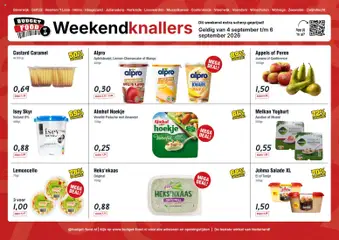 Budget Food folder - Weekendknaller - Voorbeeld van een folder van Budget Food, geldig van 04-09-2026