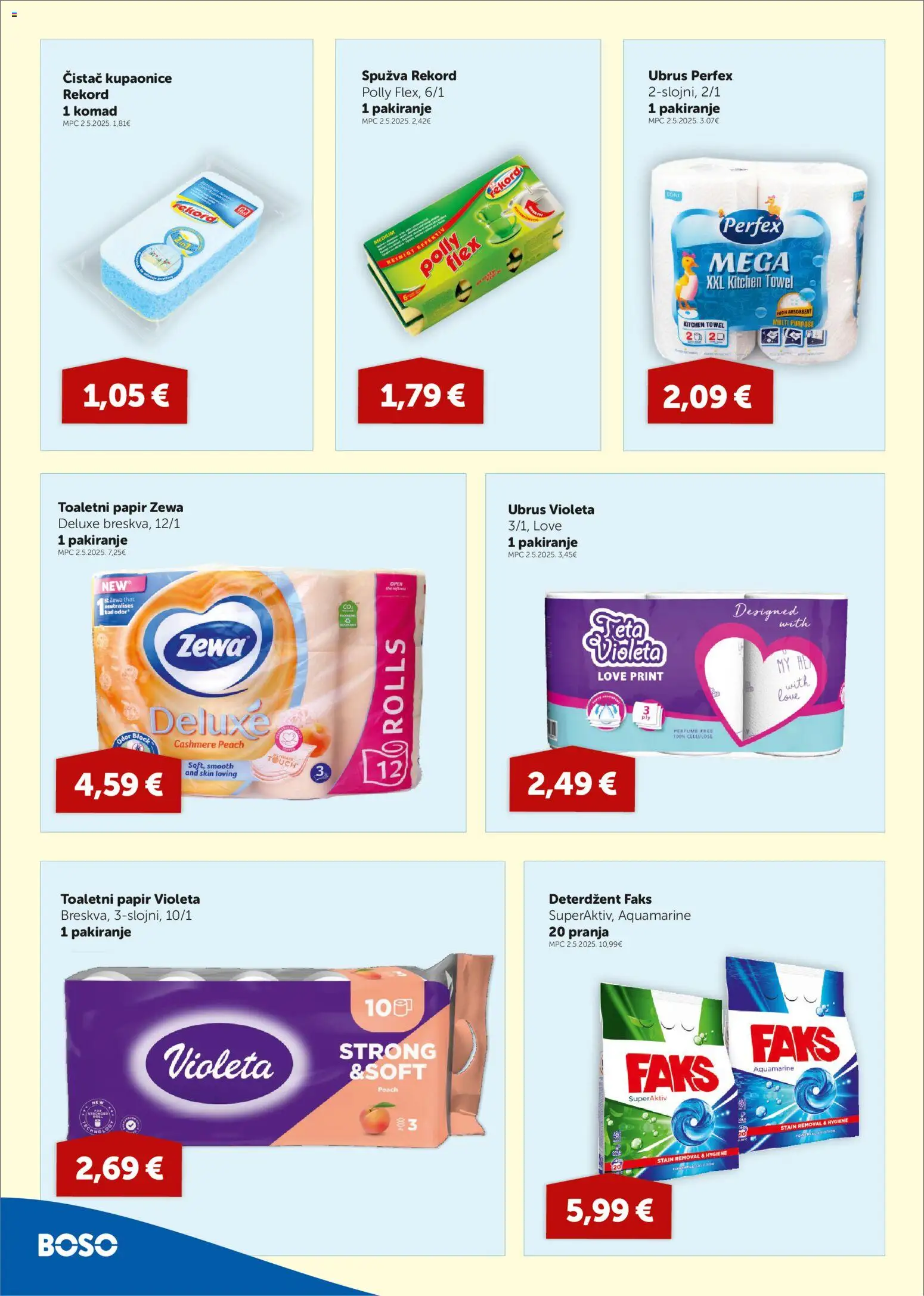 Boso katalog | vrijedi od 08.10.2026 | Stranica: 14 | Proizvodi: Faks, Deterdžent, Zewa, Violeta