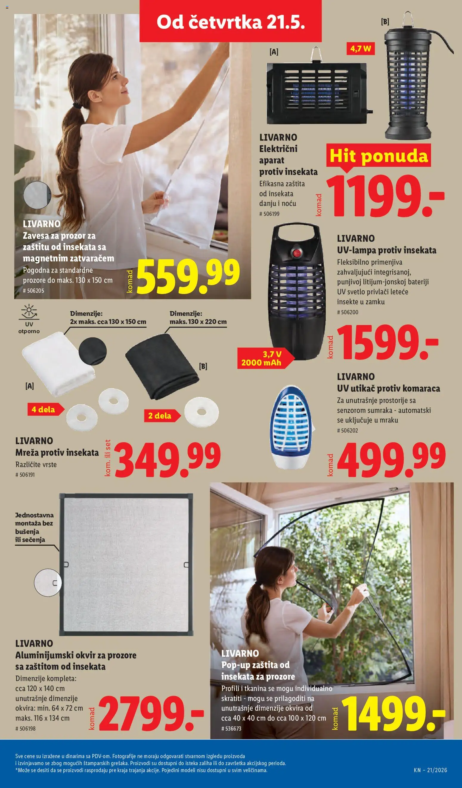 Lidl katalog - važi od 21.05.2026 | Strana: 83 | Proizvode: Zavesa