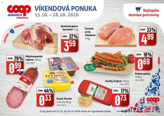 COOP Jednota leták platný od 15.10.2026