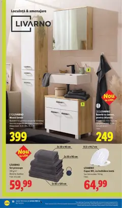 Ofertele Lidl valabile de la 04.05.2026 | Pagină: 18 | Produse: Chiuvetă, Lavoar, Baterie, Baterii