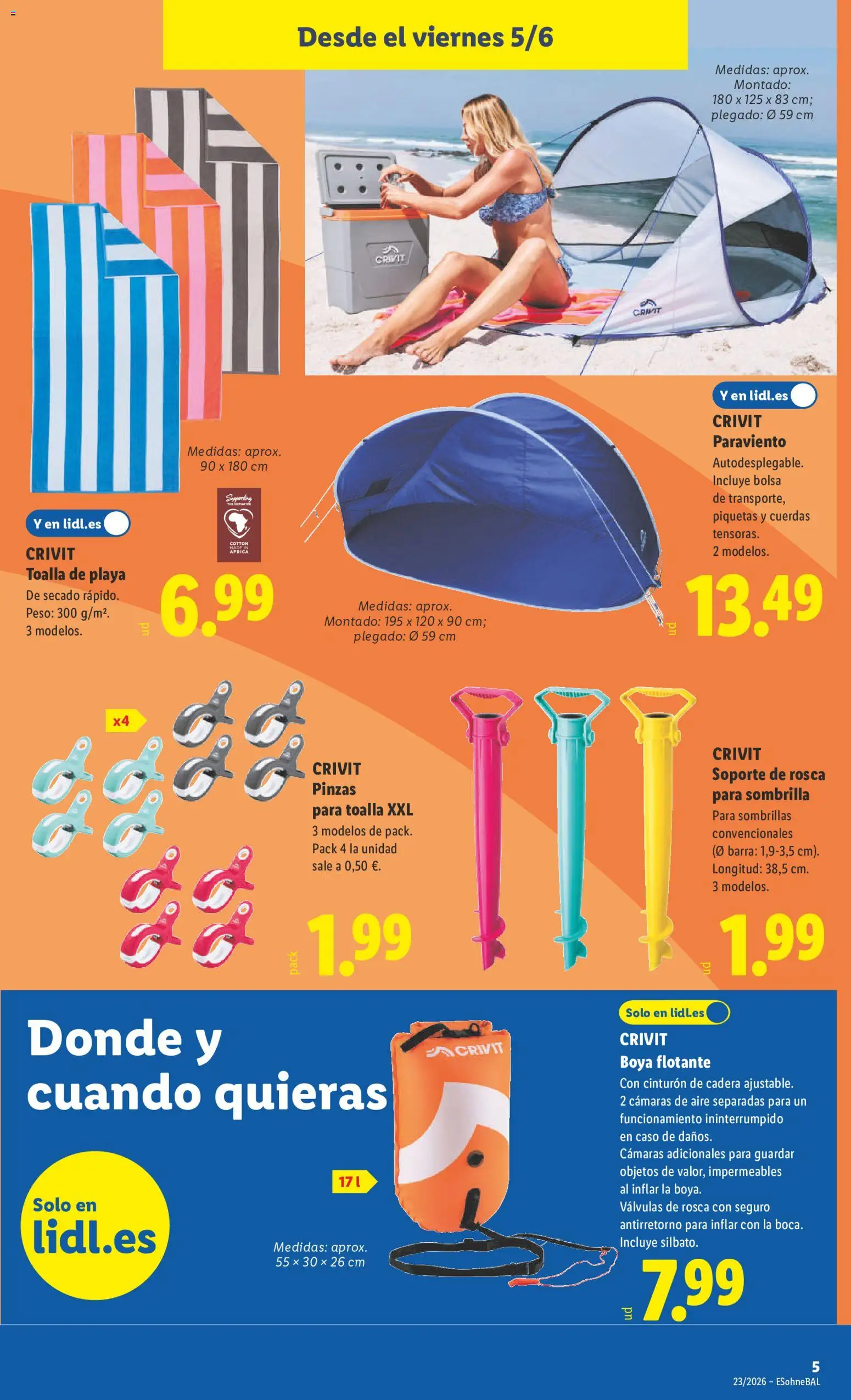 Lidl folleto de bazar │ válido desde el 01.06.2026 | Página: 19