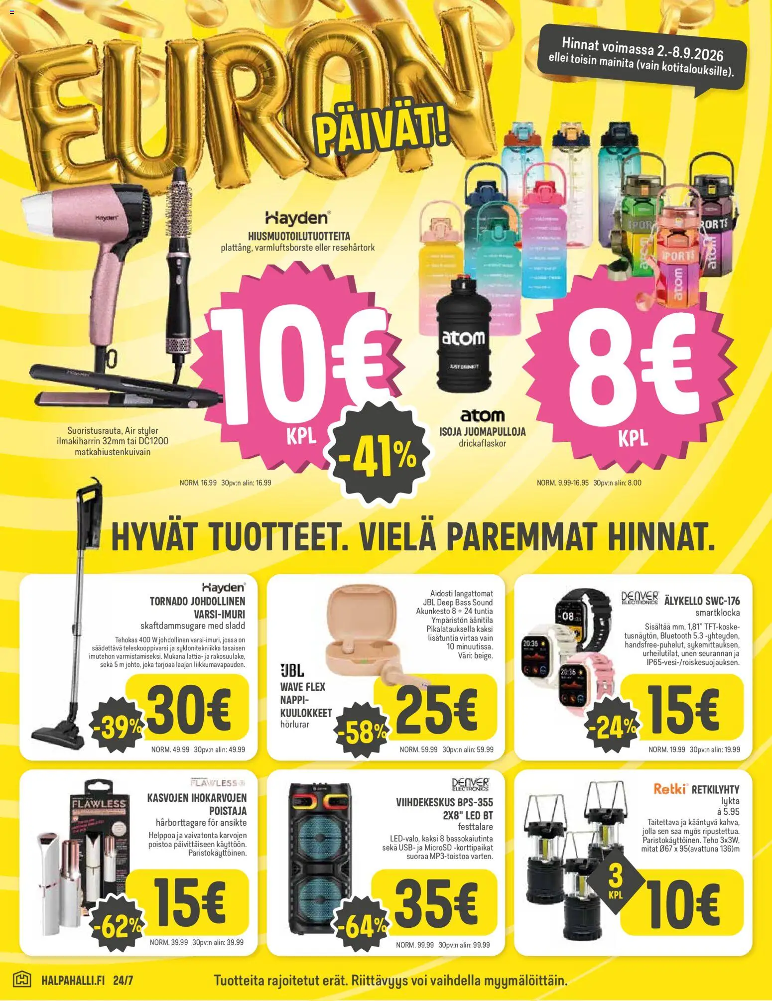 Halpa Halli tarjoukset – voimassa 02/09/2026 alkaen | Sivu: 8