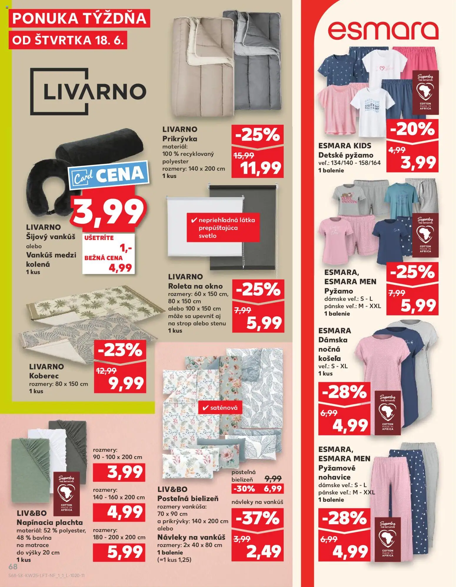Nové Kaufland akcie – leták je platný od 18.06.2026 | Strana: 68