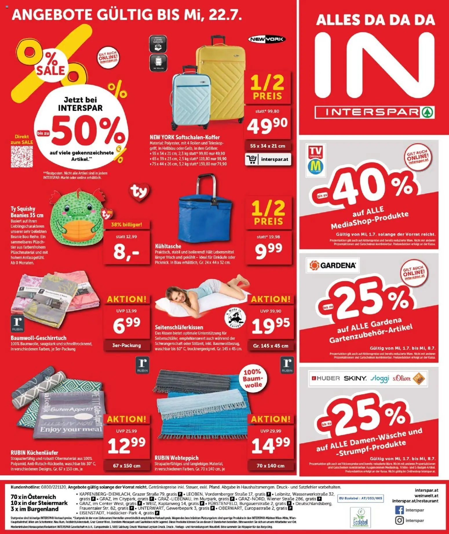Interspar Flugblatt - Burgenland Sued gültig ab 01.07.2026 | Seite: 20 | Produkte: Salz, Libacomb, Kissen