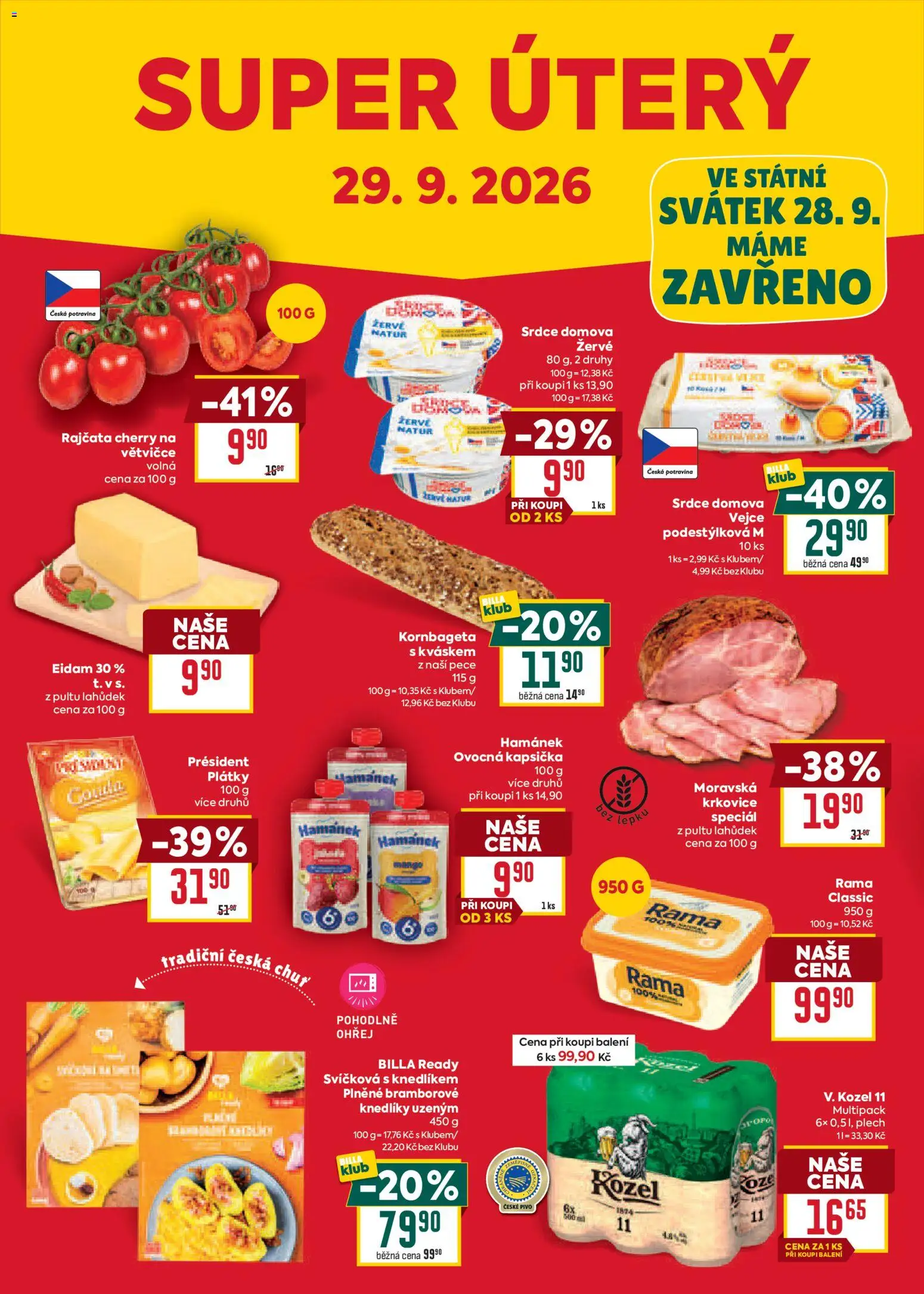 Billa Velký leták od 23.09.2026 | Strana: 38