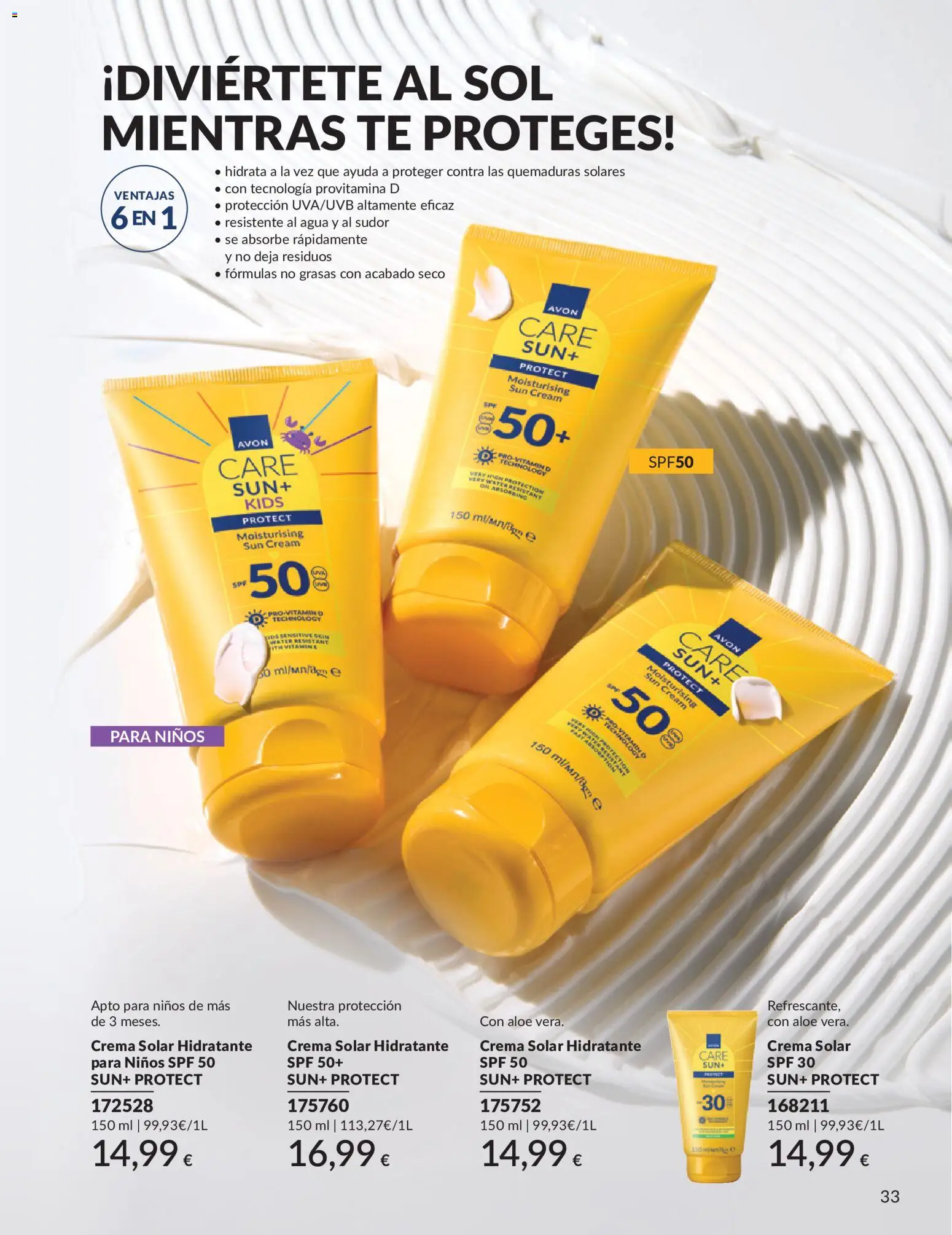 Catálogo AVON campaña 6 │ válido desde el 01.06.2026 | Página: 33 | Productos: Crema, Té