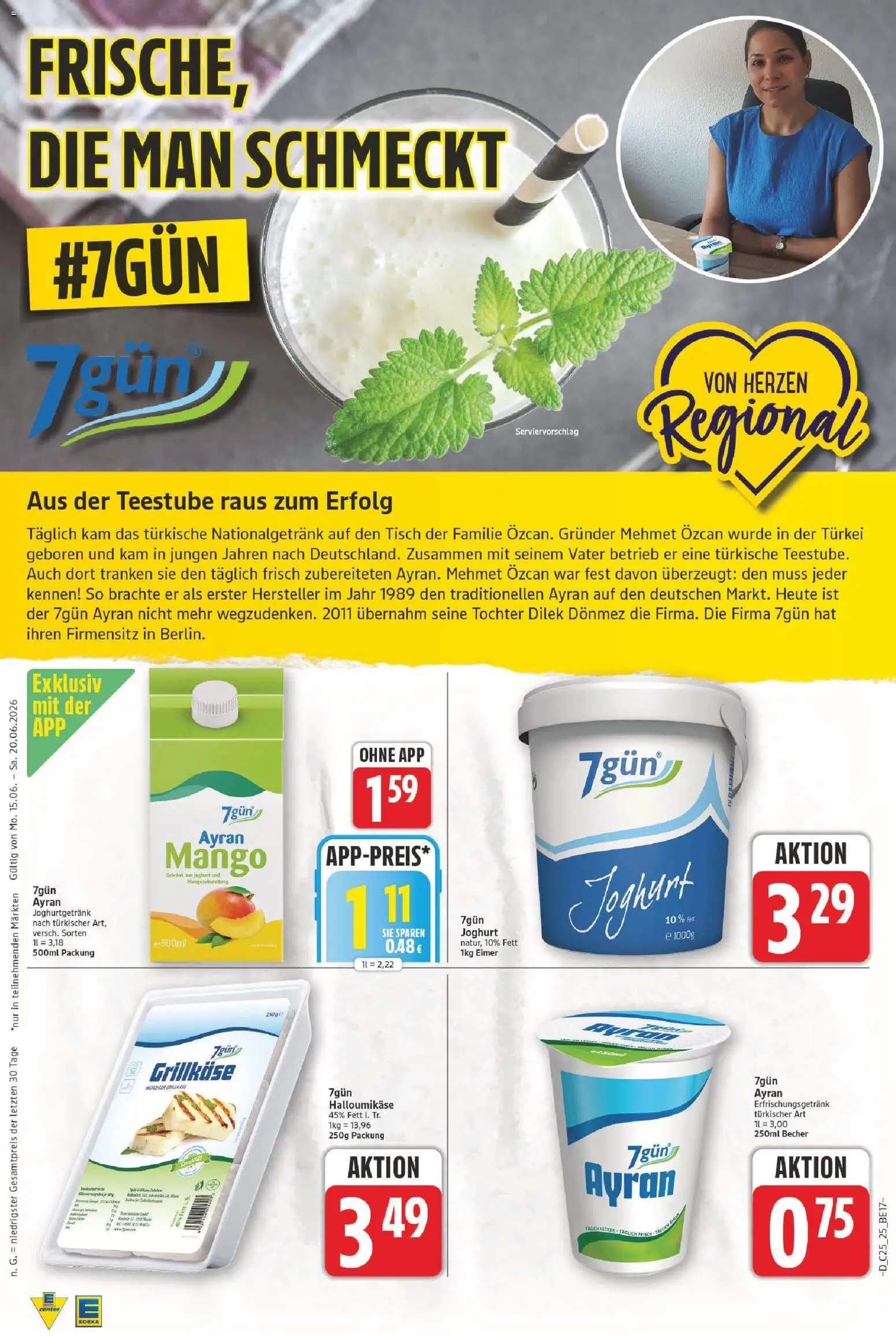 E center Prospekt – gültig ab 15.06.2026 | Seite: 25 | Produkte: Joghurt, Tisch, Mango