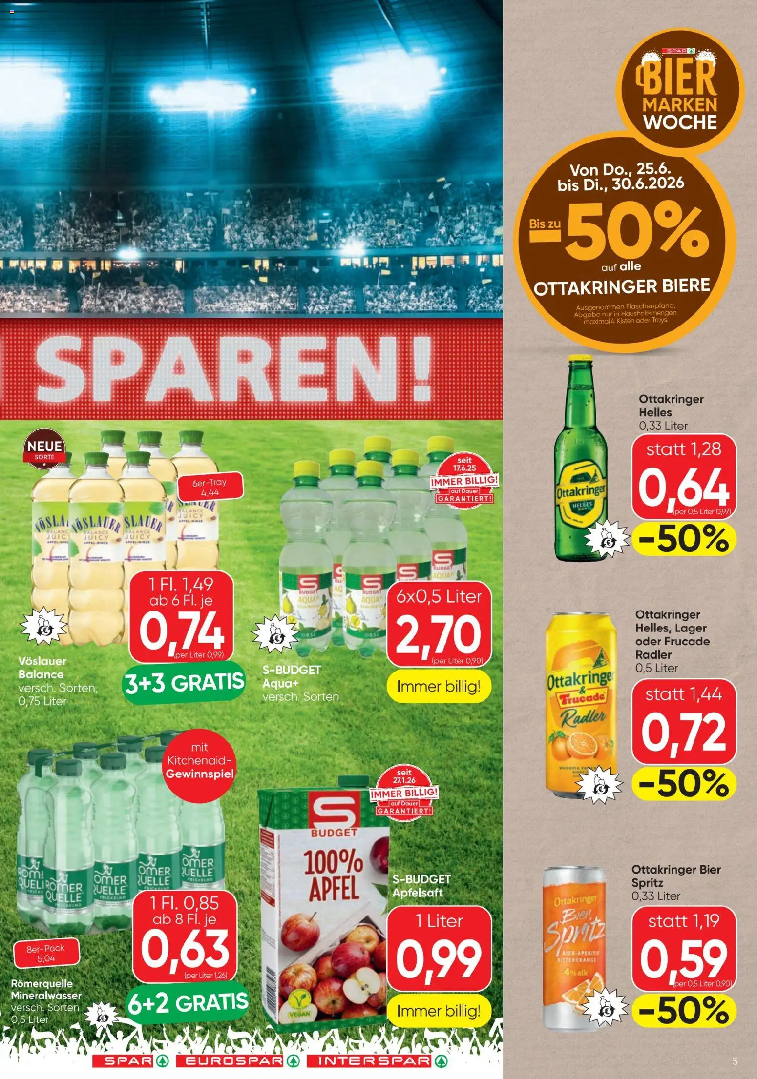 Spar - Flugblatt gültig ab 25.06.2026 | Seite: 5